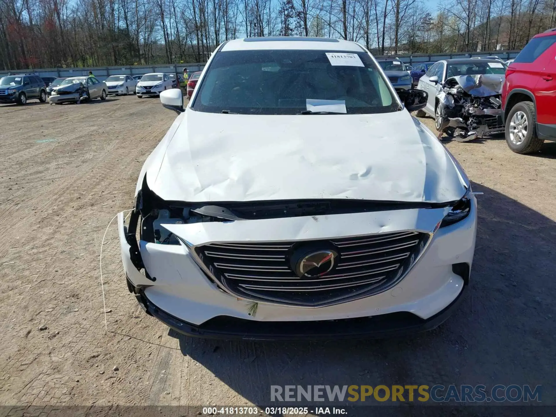 12 fotografías del automóvil dañado JM3TCACY7K0303928 MAZDA CX-9 2019
