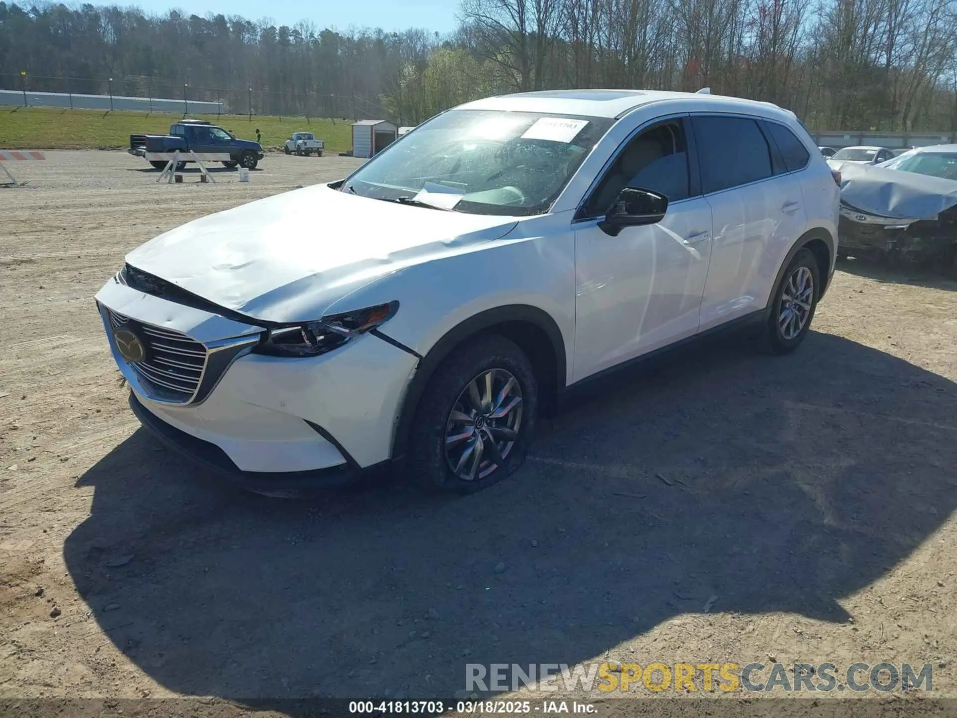 2 fotografías del automóvil dañado JM3TCACY7K0303928 MAZDA CX-9 2019