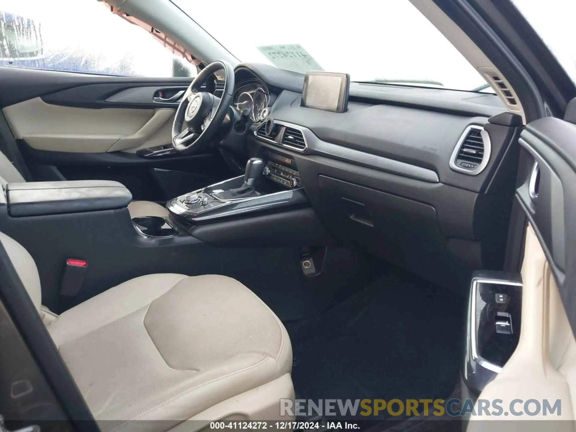 5 fotografías del automóvil dañado JM3TCACY9K0327907 MAZDA CX-9 2019