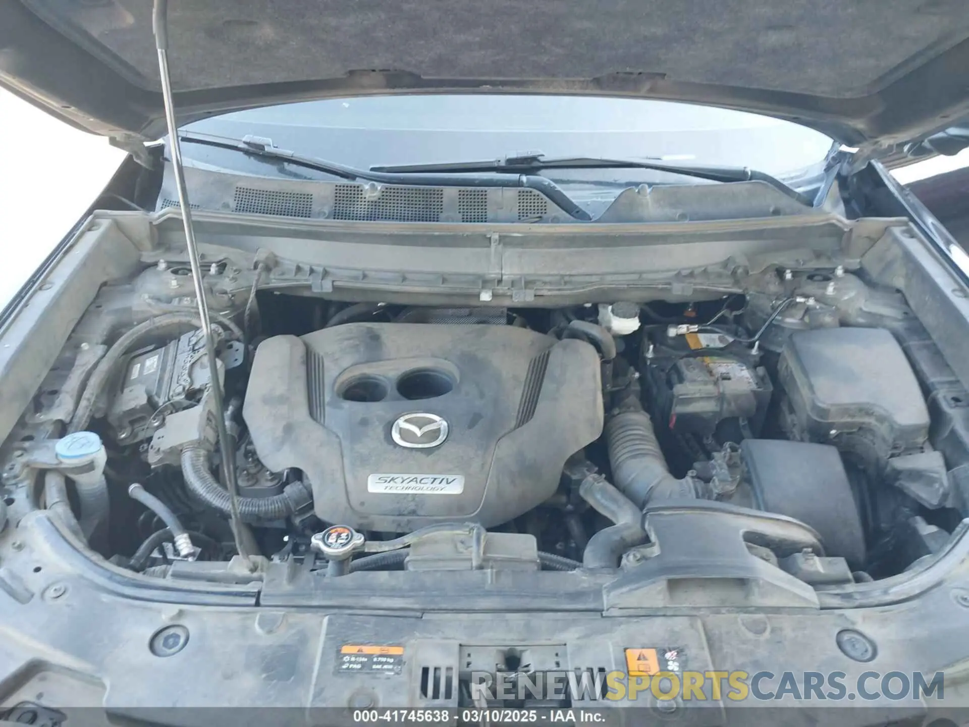 10 fotografías del automóvil dañado JM3TCADY4K0326730 MAZDA CX-9 2019