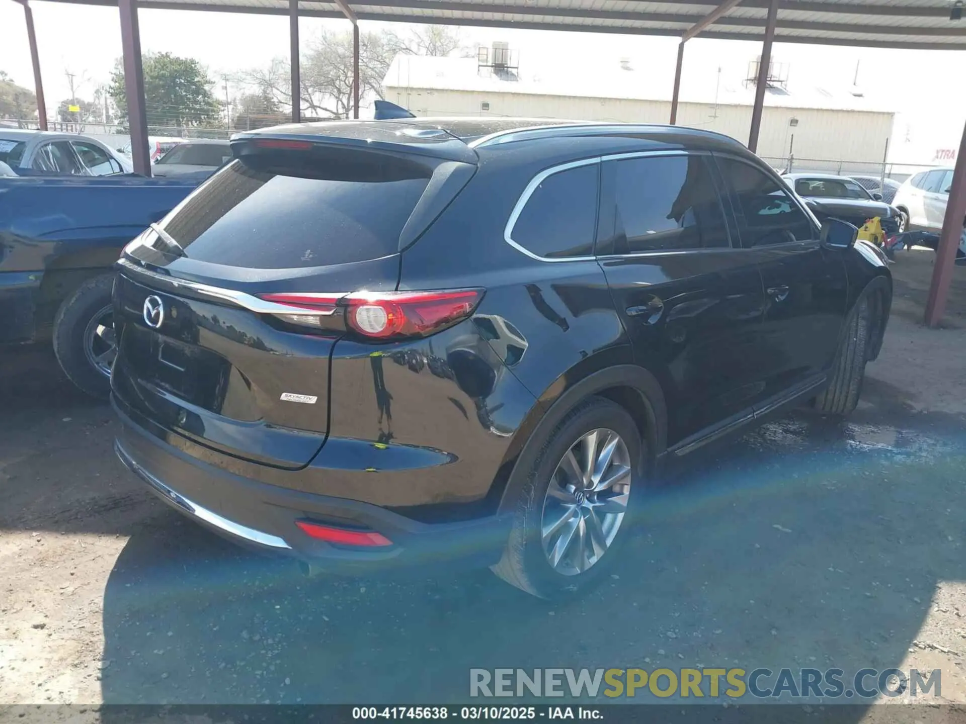 4 fotografías del automóvil dañado JM3TCADY4K0326730 MAZDA CX-9 2019