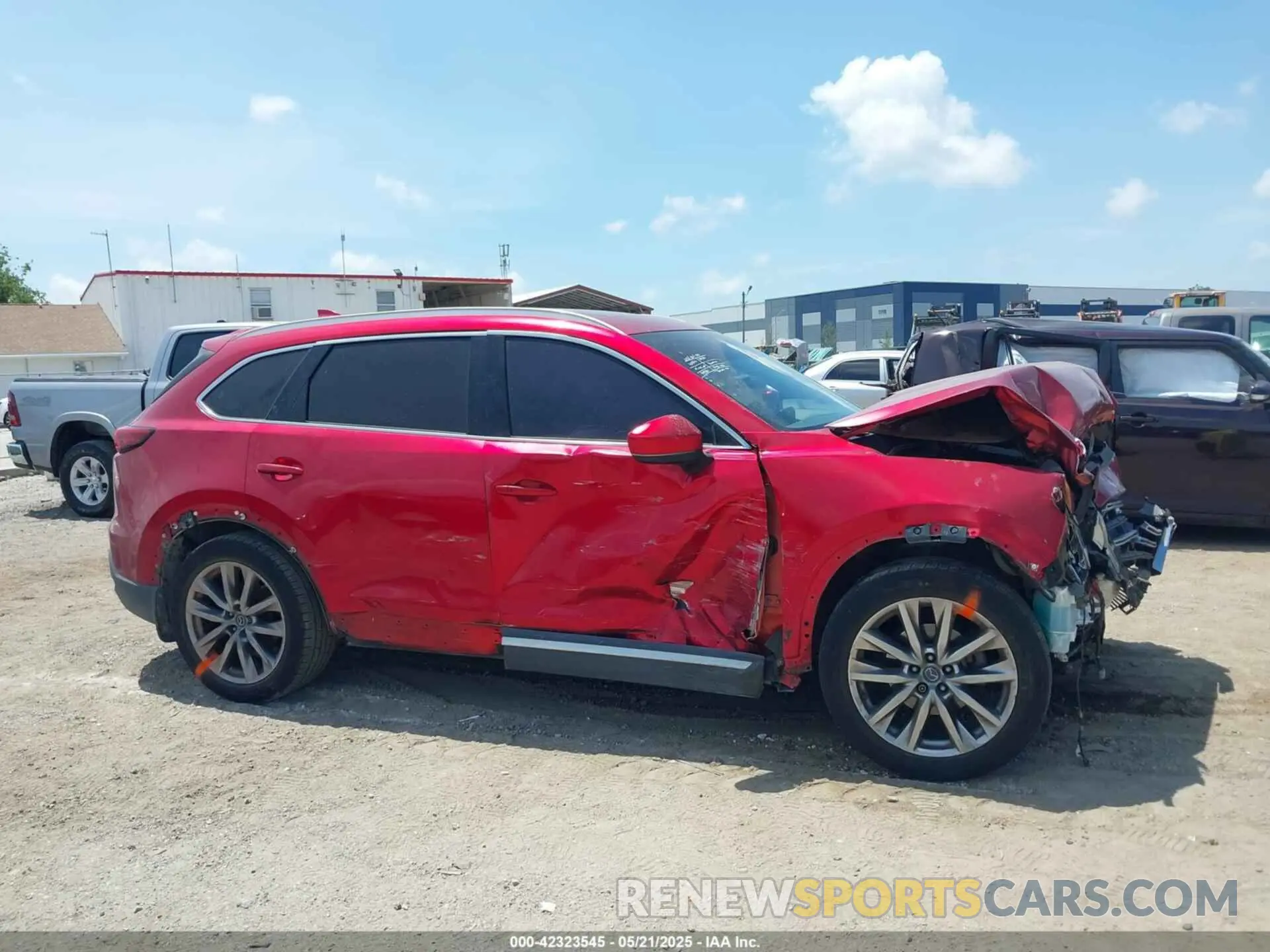 13 fotografías del automóvil dañado JM3TCADY5K0302436 MAZDA CX-9 2019