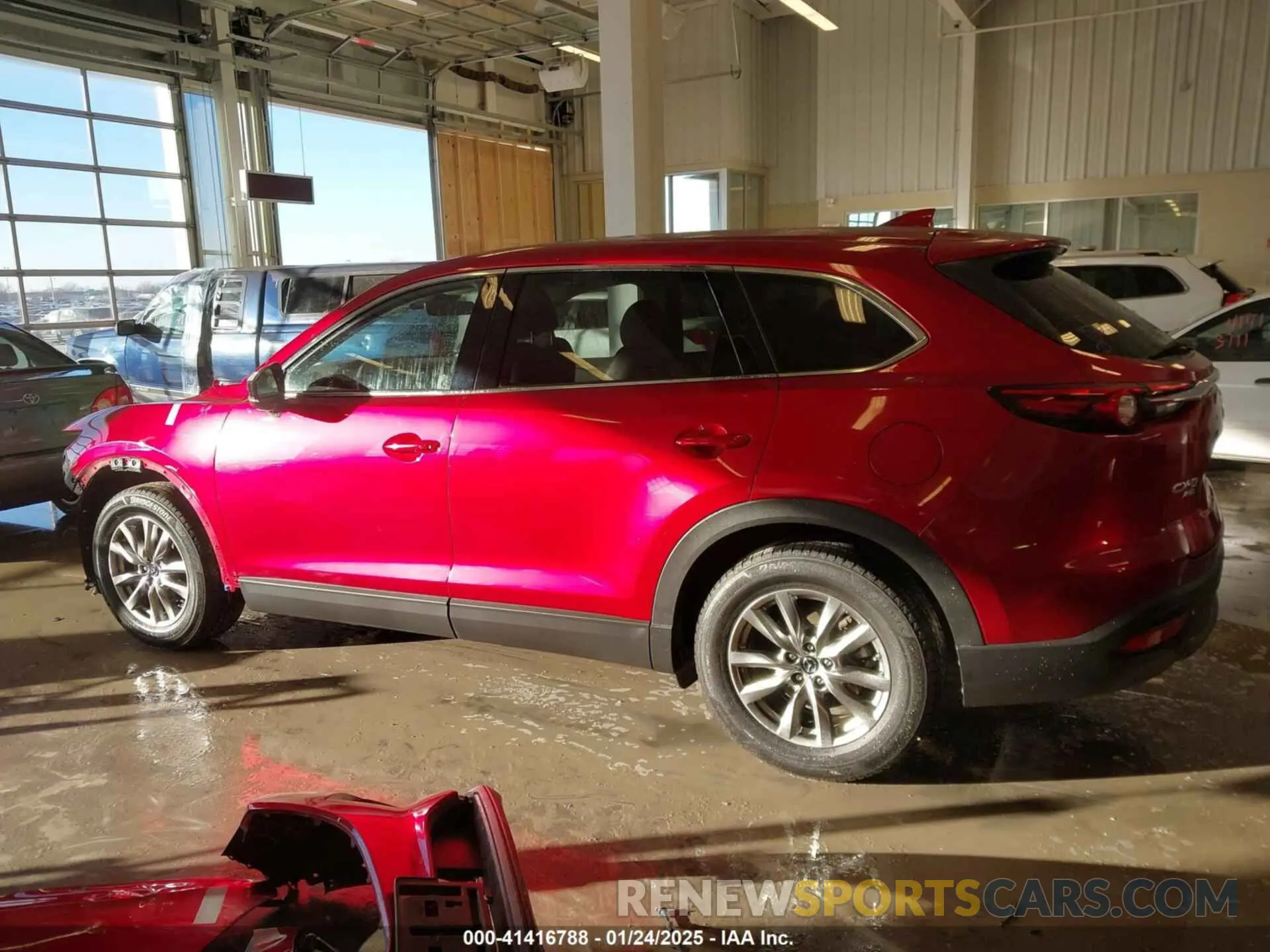 15 fotografías del automóvil dañado JM3TCBCY0K0309477 MAZDA CX-9 2019
