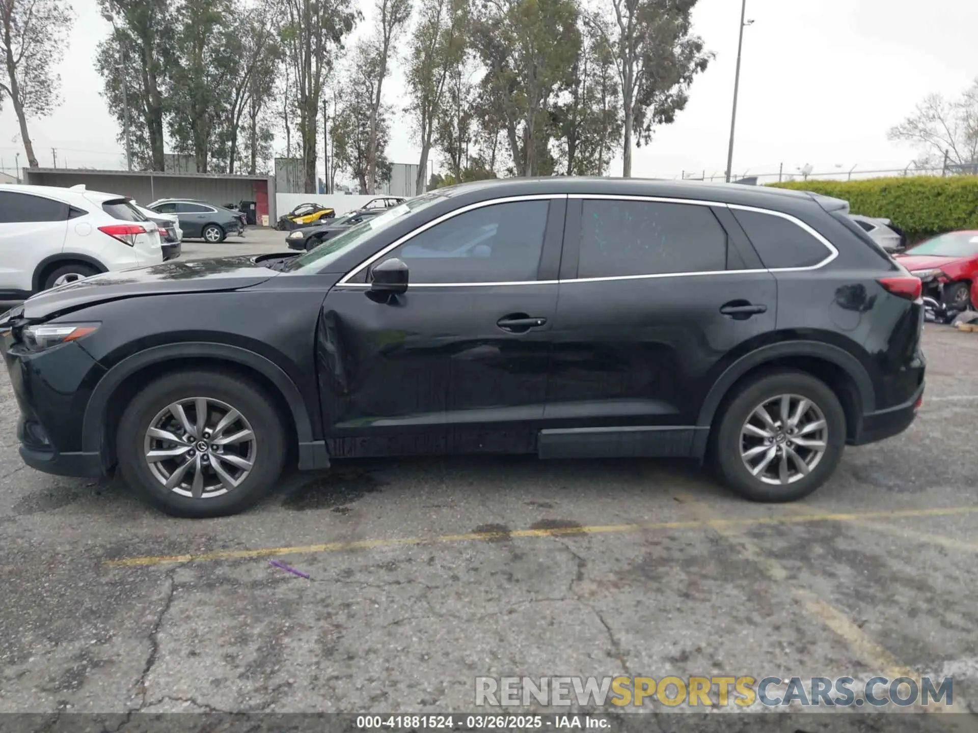 14 fotografías del automóvil dañado JM3TCBCY3K0313068 MAZDA CX-9 2019