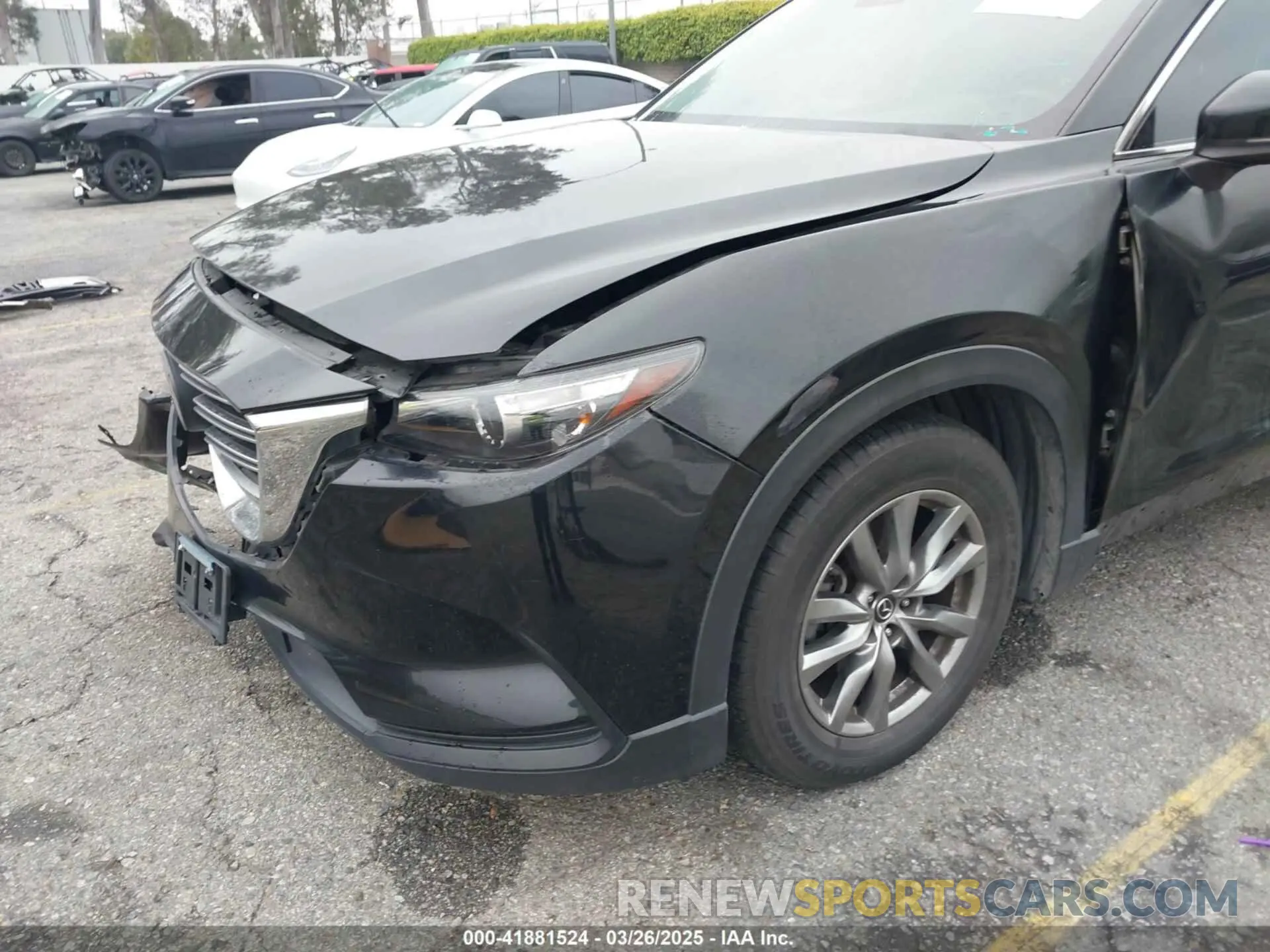 17 fotografías del automóvil dañado JM3TCBCY3K0313068 MAZDA CX-9 2019