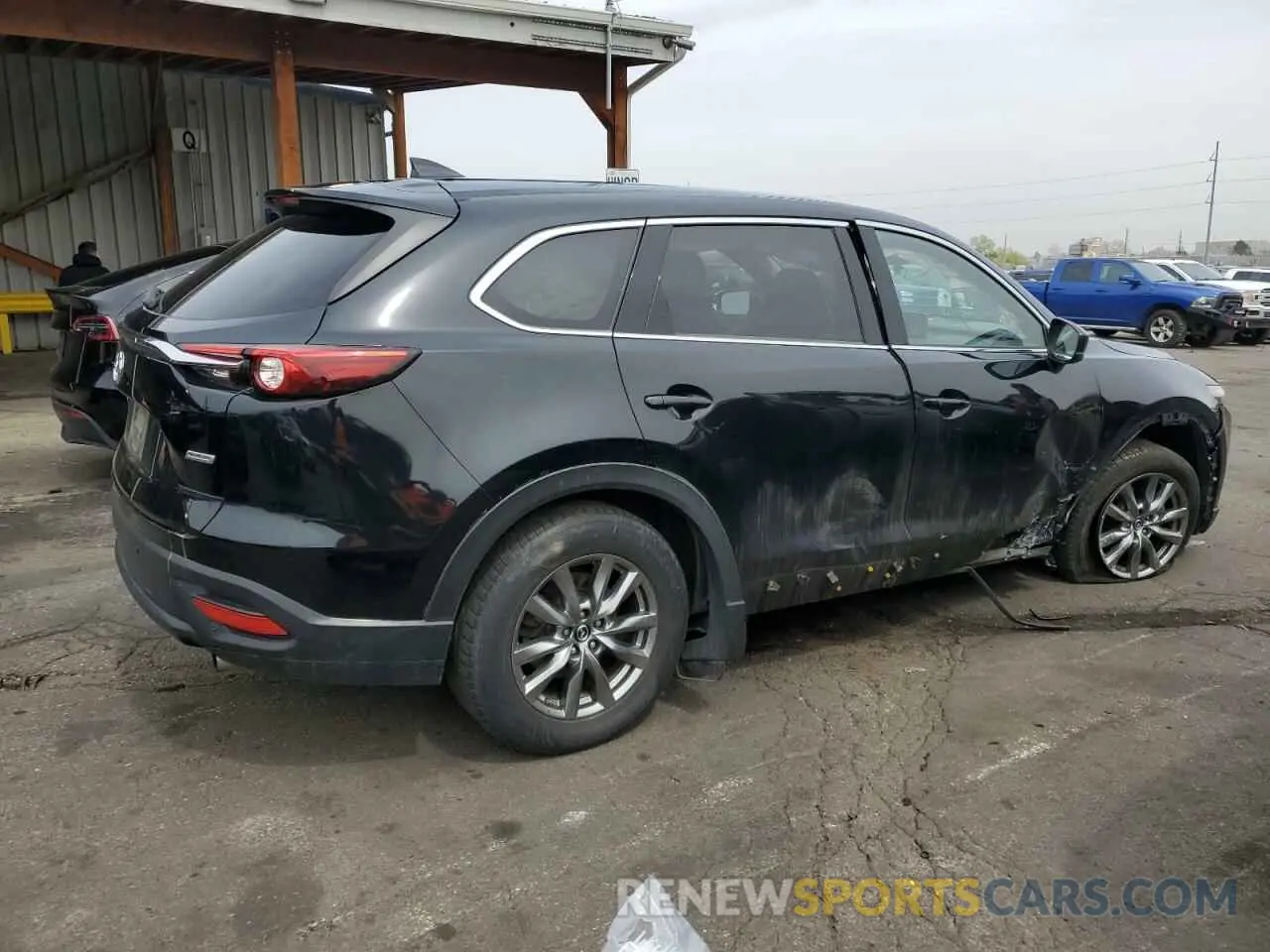 3 fotografías del automóvil dañado JM3TCBCY4K0313161 MAZDA CX-9 2019