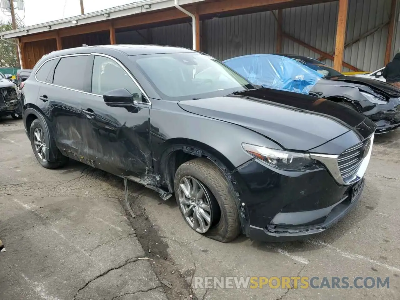 4 fotografías del automóvil dañado JM3TCBCY4K0313161 MAZDA CX-9 2019
