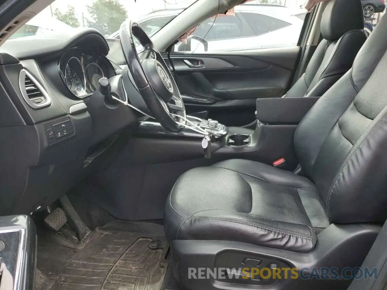 7 fotografías del automóvil dañado JM3TCBCY4K0313161 MAZDA CX-9 2019