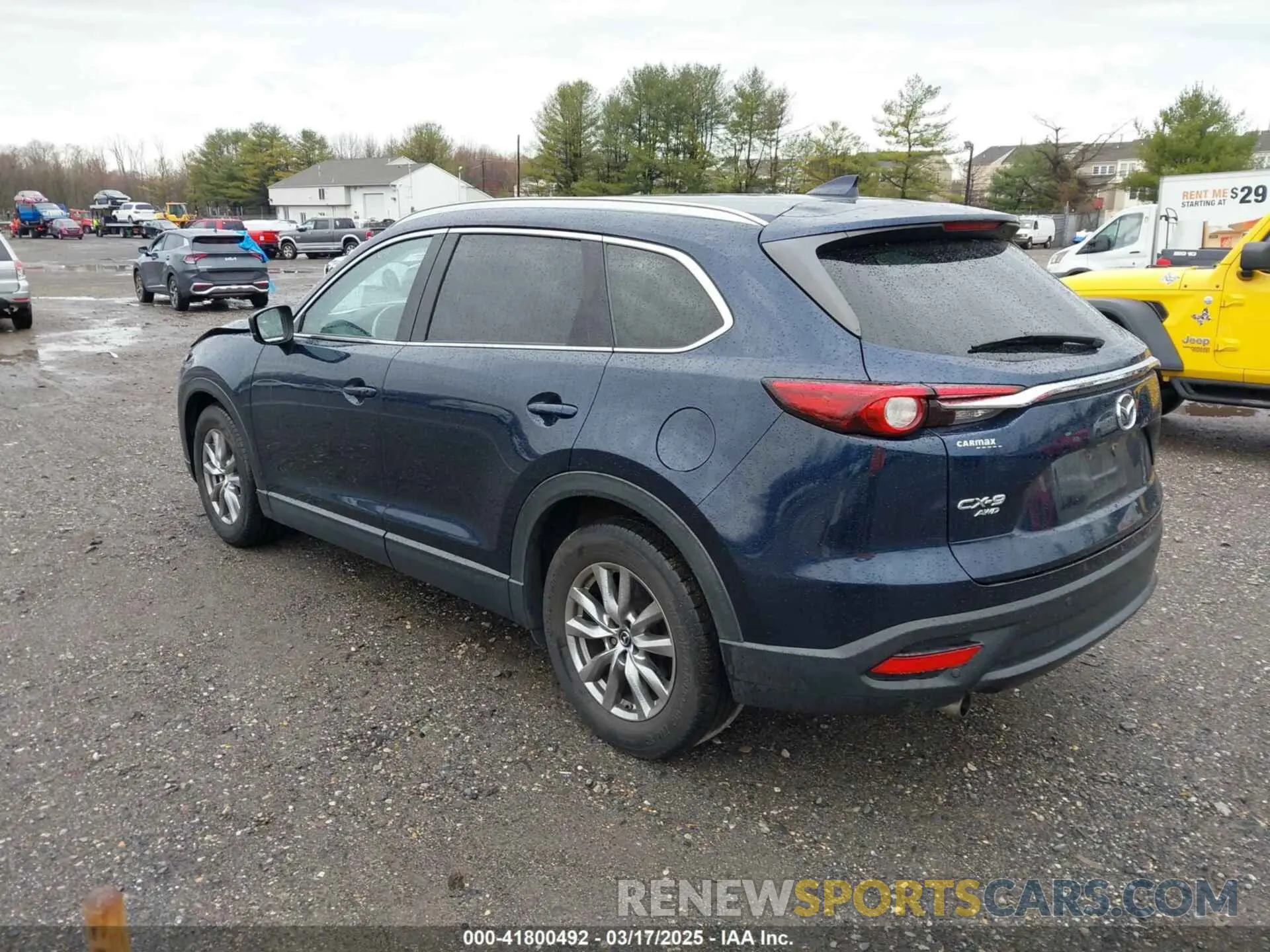 3 fotografías del automóvil dañado JM3TCBCY4K0329506 MAZDA CX-9 2019