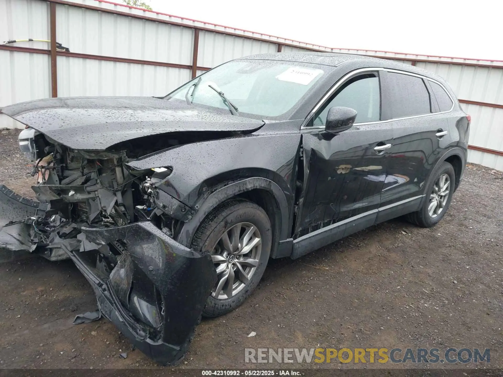 2 fotografías del automóvil dañado JM3TCBCY6K0300248 MAZDA CX-9 2019