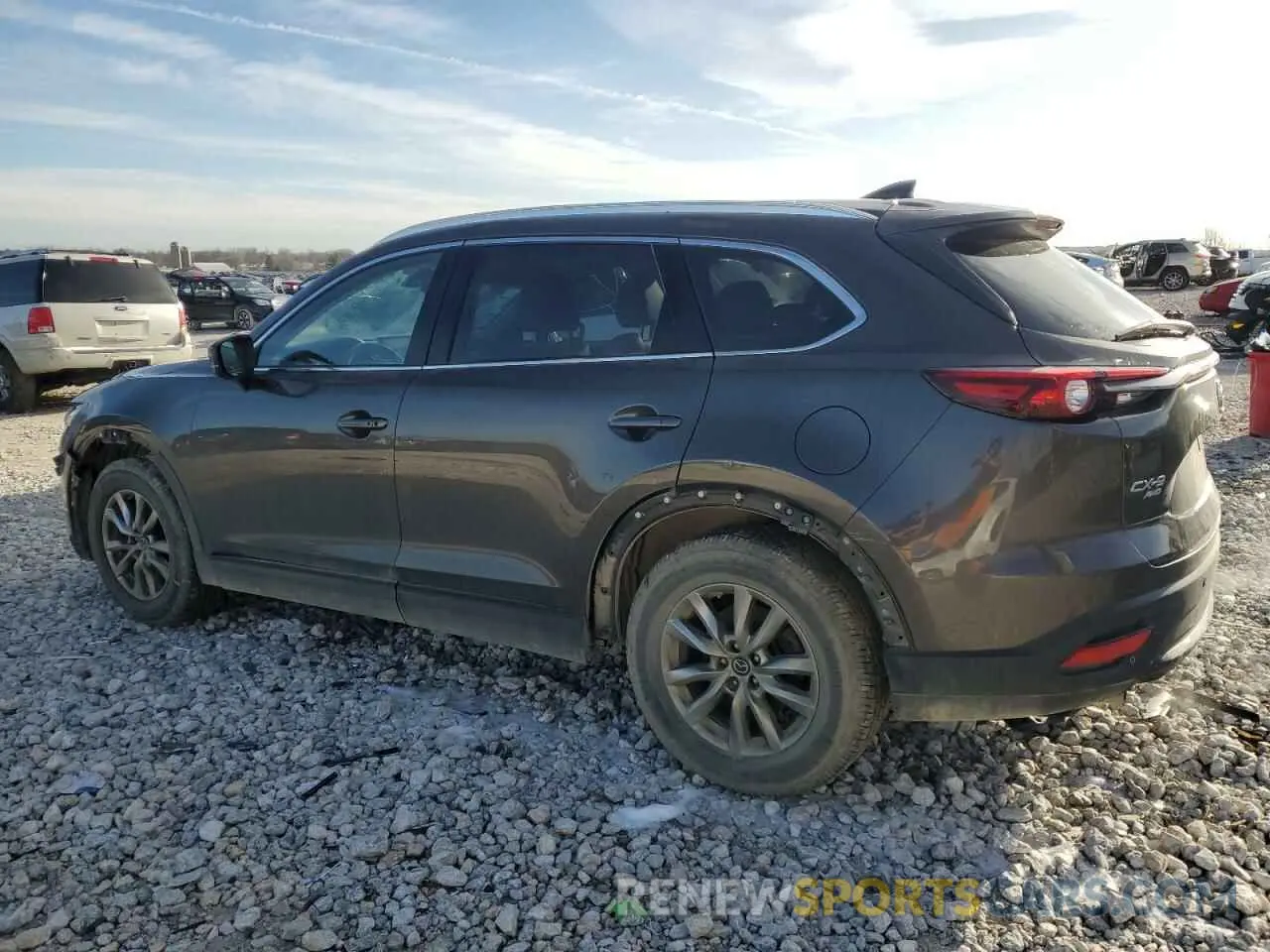 2 fotografías del automóvil dañado JM3TCBCY7K0328561 MAZDA CX-9 2019