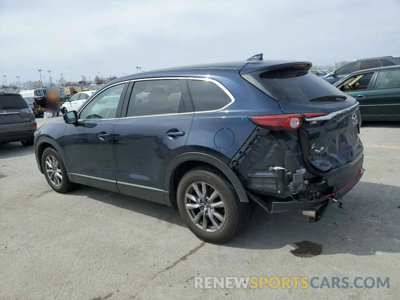 2 fotografías del automóvil dañado JM3TCBCY9K0302348 MAZDA CX-9 2019