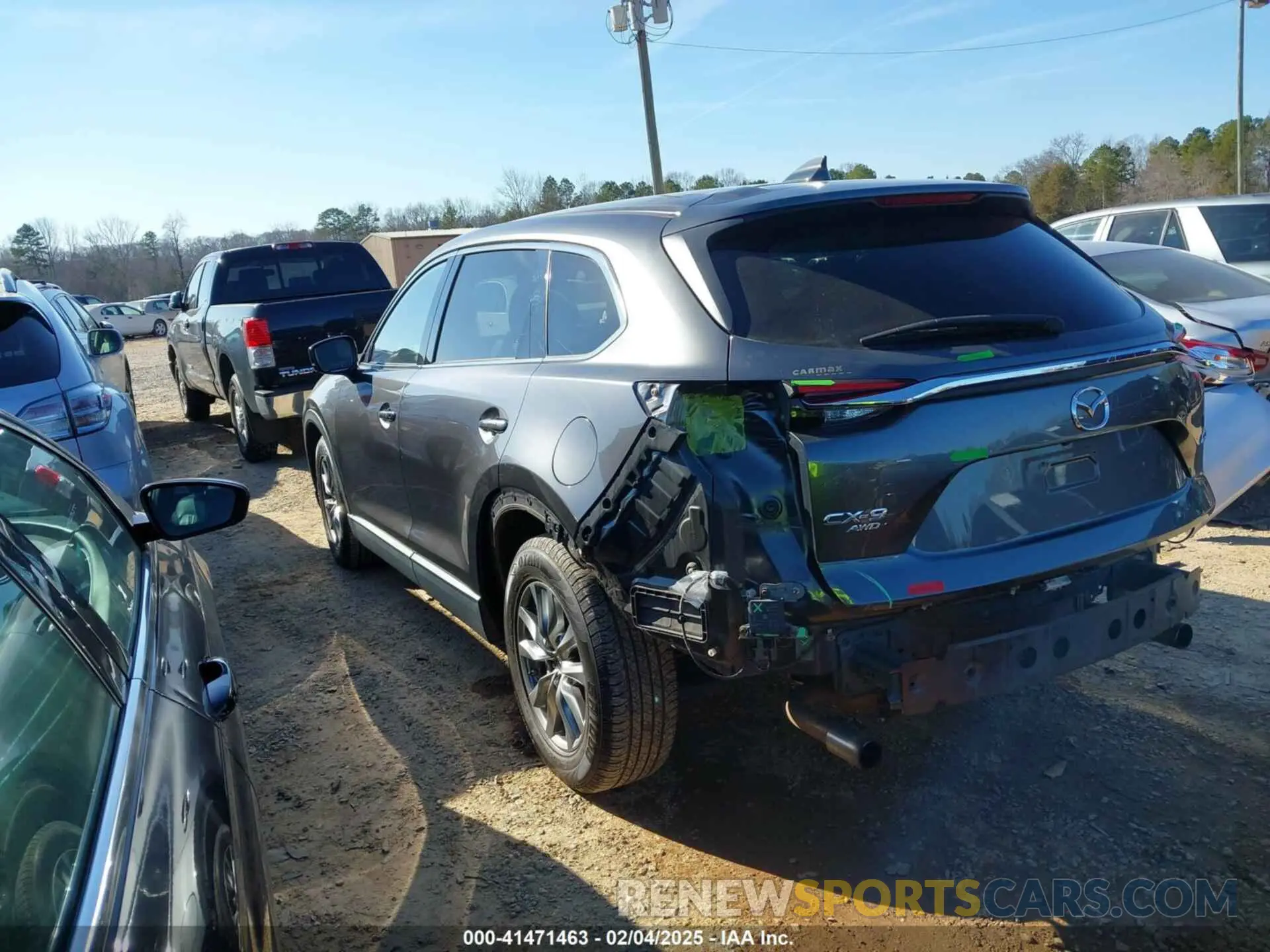 3 fotografías del automóvil dañado JM3TCBCYXK0310104 MAZDA CX-9 2019