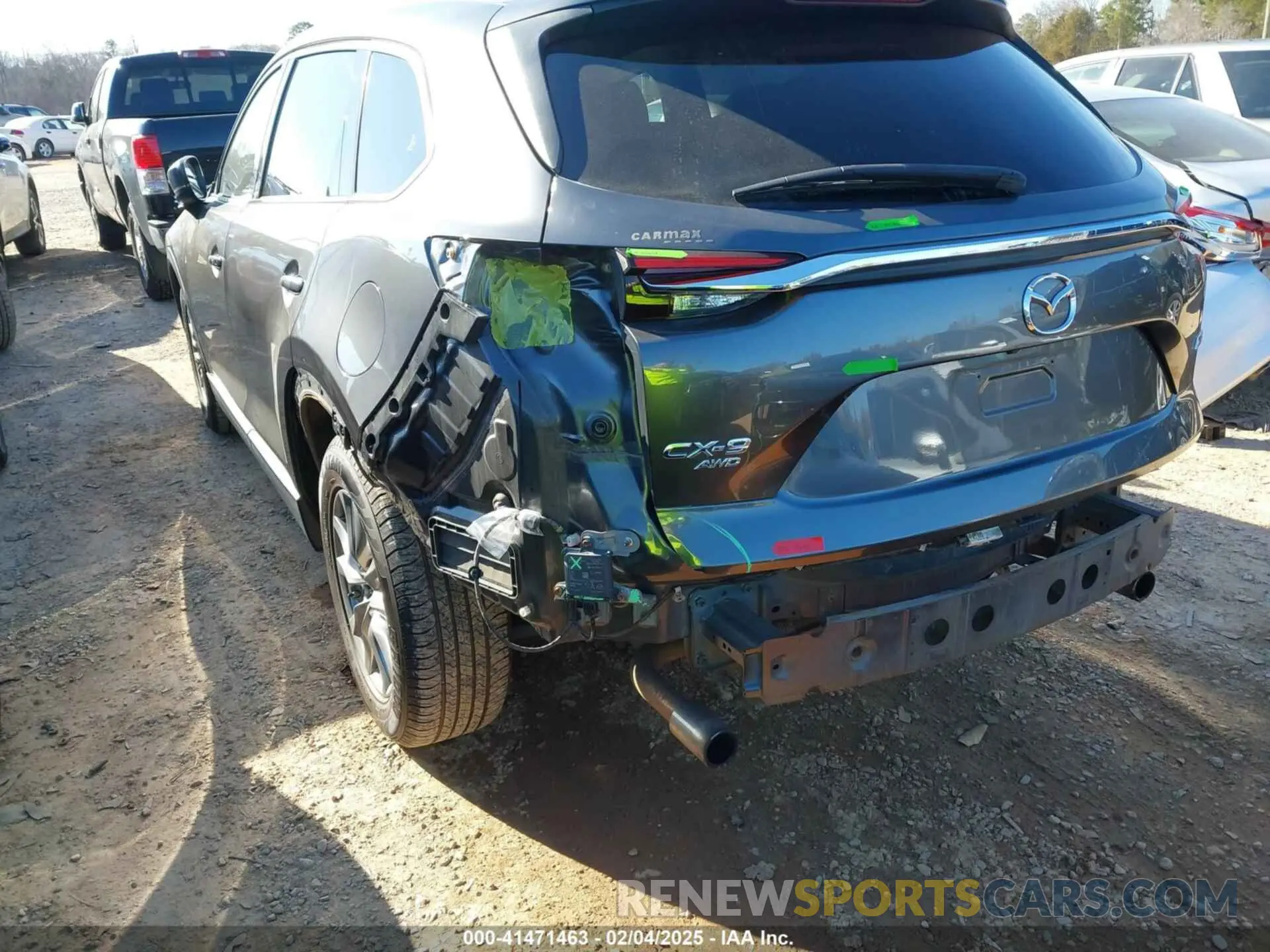 6 fotografías del automóvil dañado JM3TCBCYXK0310104 MAZDA CX-9 2019