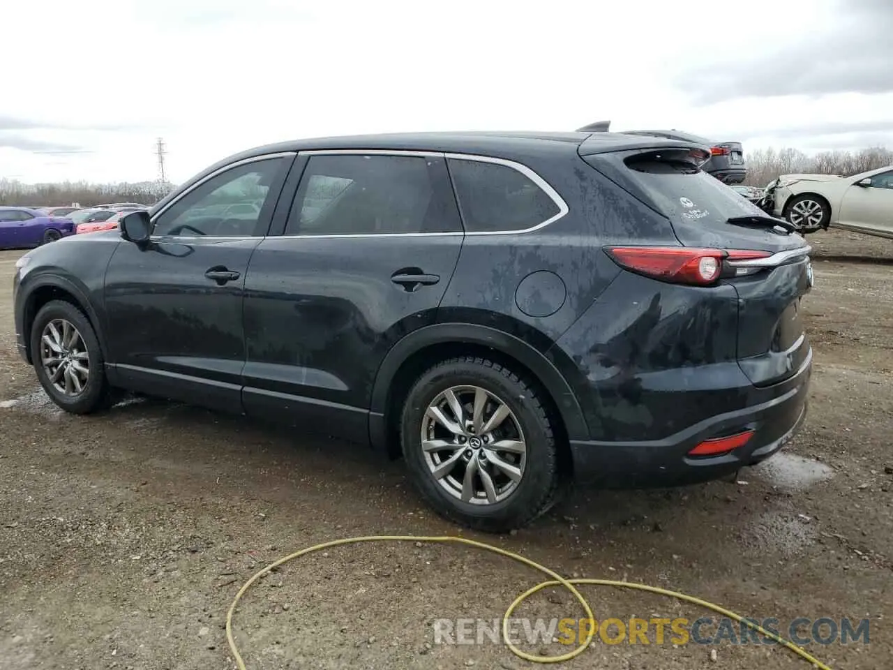 2 fotografías del automóvil dañado JM3TCBCYXK0310913 MAZDA CX-9 2019