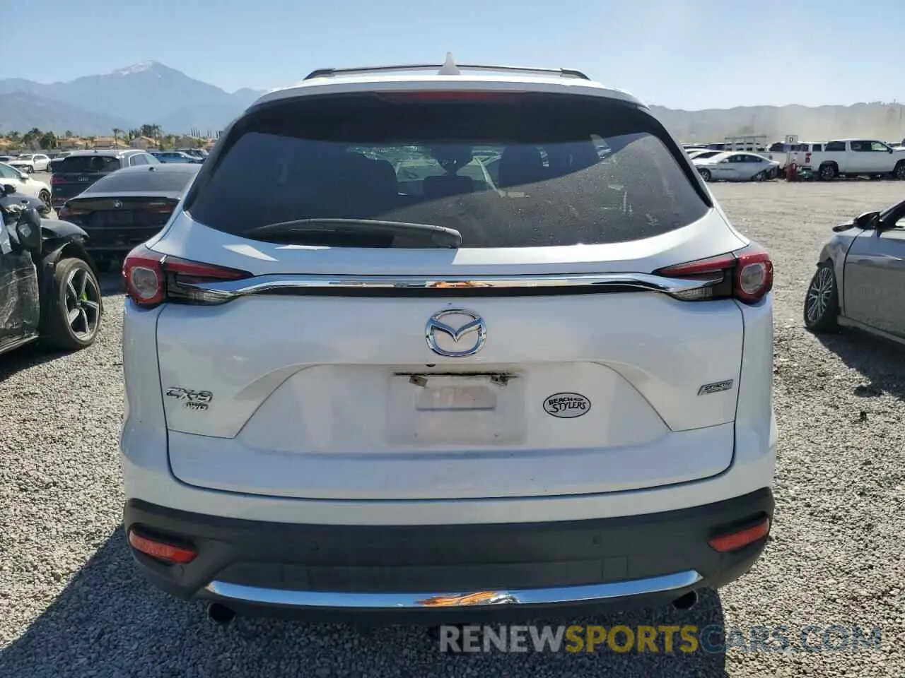 6 fotografías del automóvil dañado JM3TCBDY4K0303079 MAZDA CX-9 2019