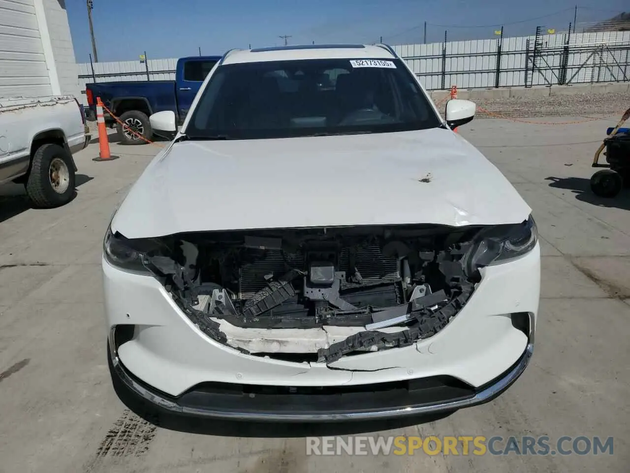 5 fotografías del automóvil dañado JM3TCBDY5K0303494 MAZDA CX-9 2019