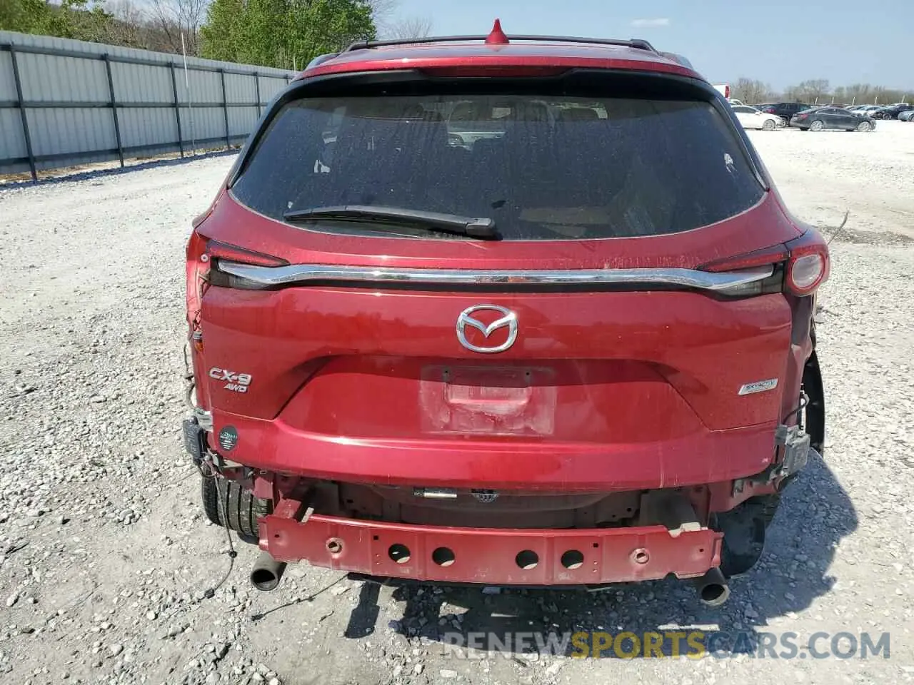 6 fotografías del automóvil dañado JM3TCBDY6K0326394 MAZDA CX-9 2019