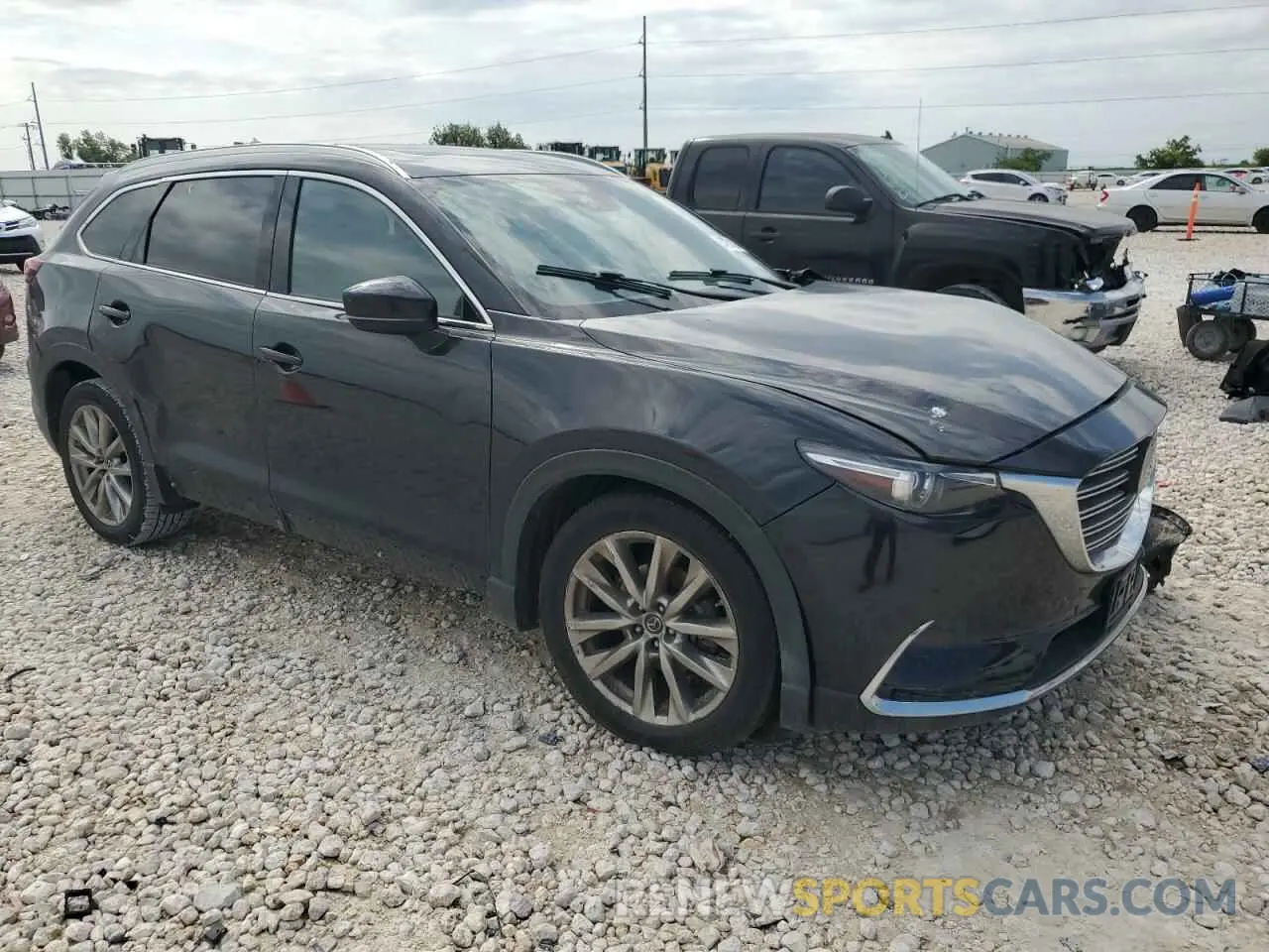 4 fotografías del automóvil dañado JM3TCBDY8K0303103 MAZDA CX-9 2019