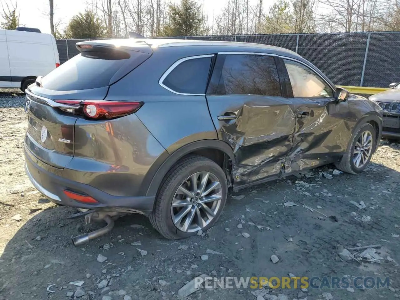 3 fotografías del automóvil dañado JM3TCBEY5K0327681 MAZDA CX-9 2019