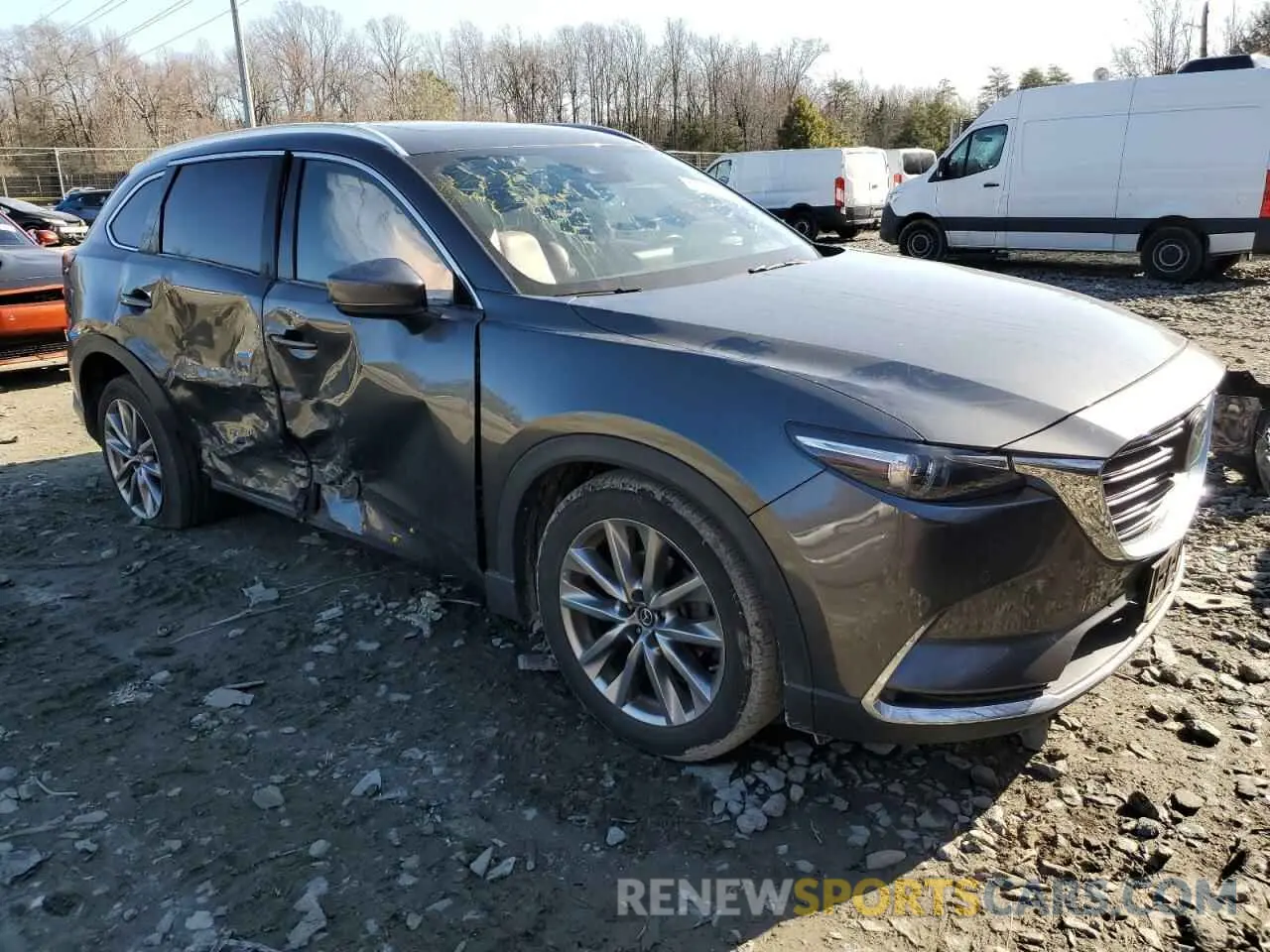 4 fotografías del automóvil dañado JM3TCBEY5K0327681 MAZDA CX-9 2019