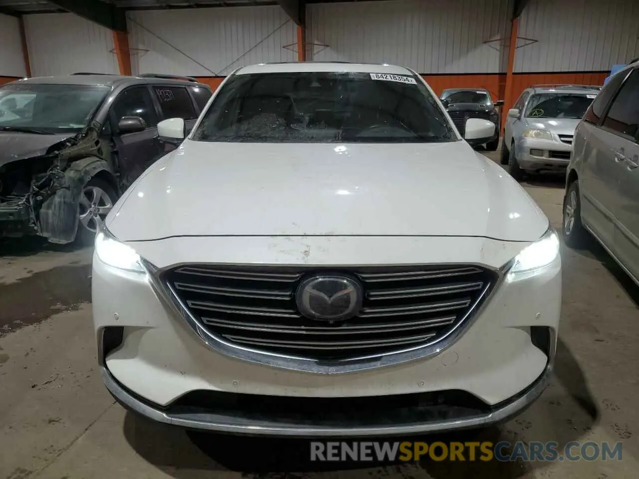 5 fotografías del automóvil dañado JM3TCBEY6K0310047 MAZDA CX-9 2019