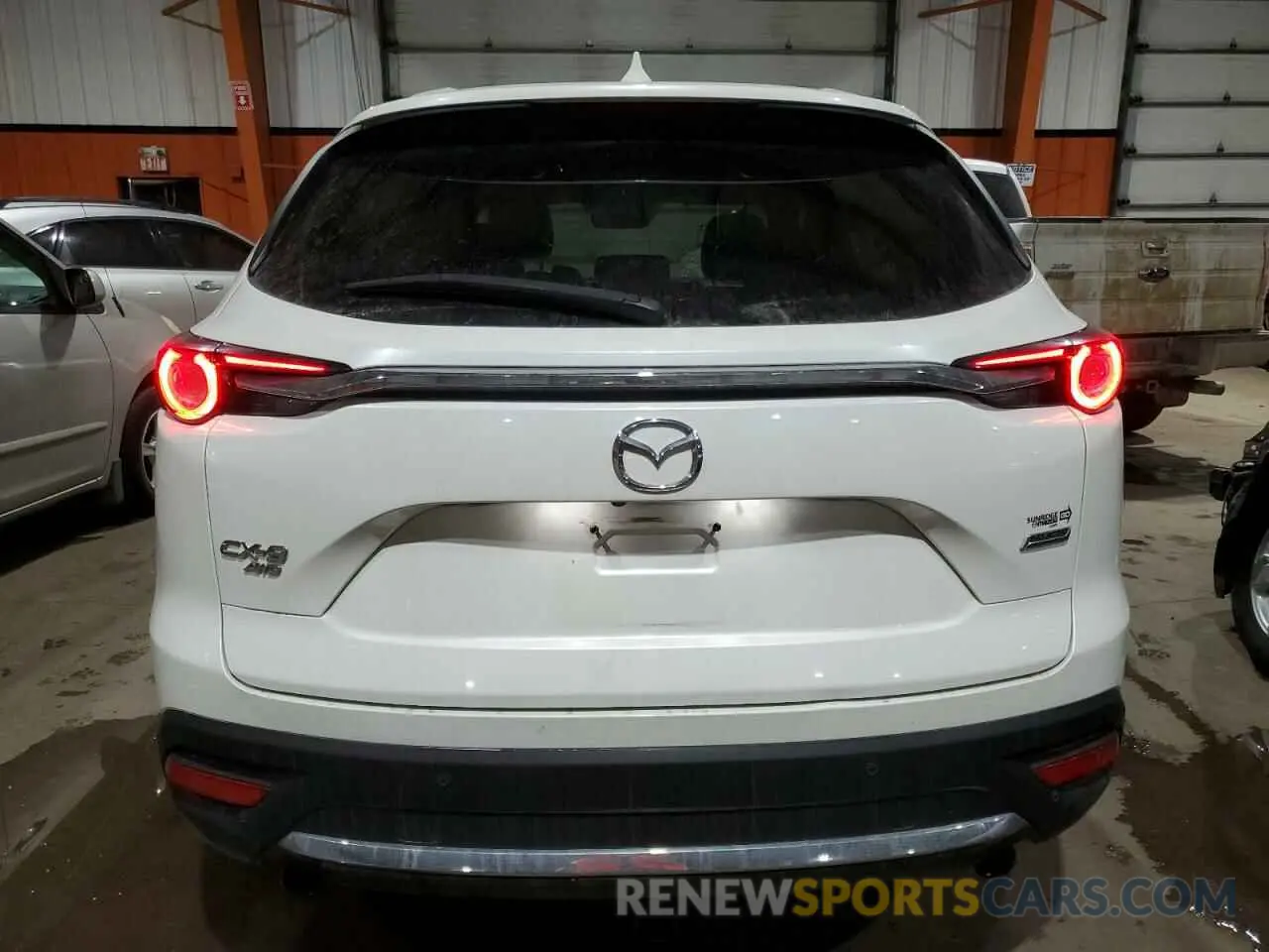 6 fotografías del automóvil dañado JM3TCBEY6K0310047 MAZDA CX-9 2019