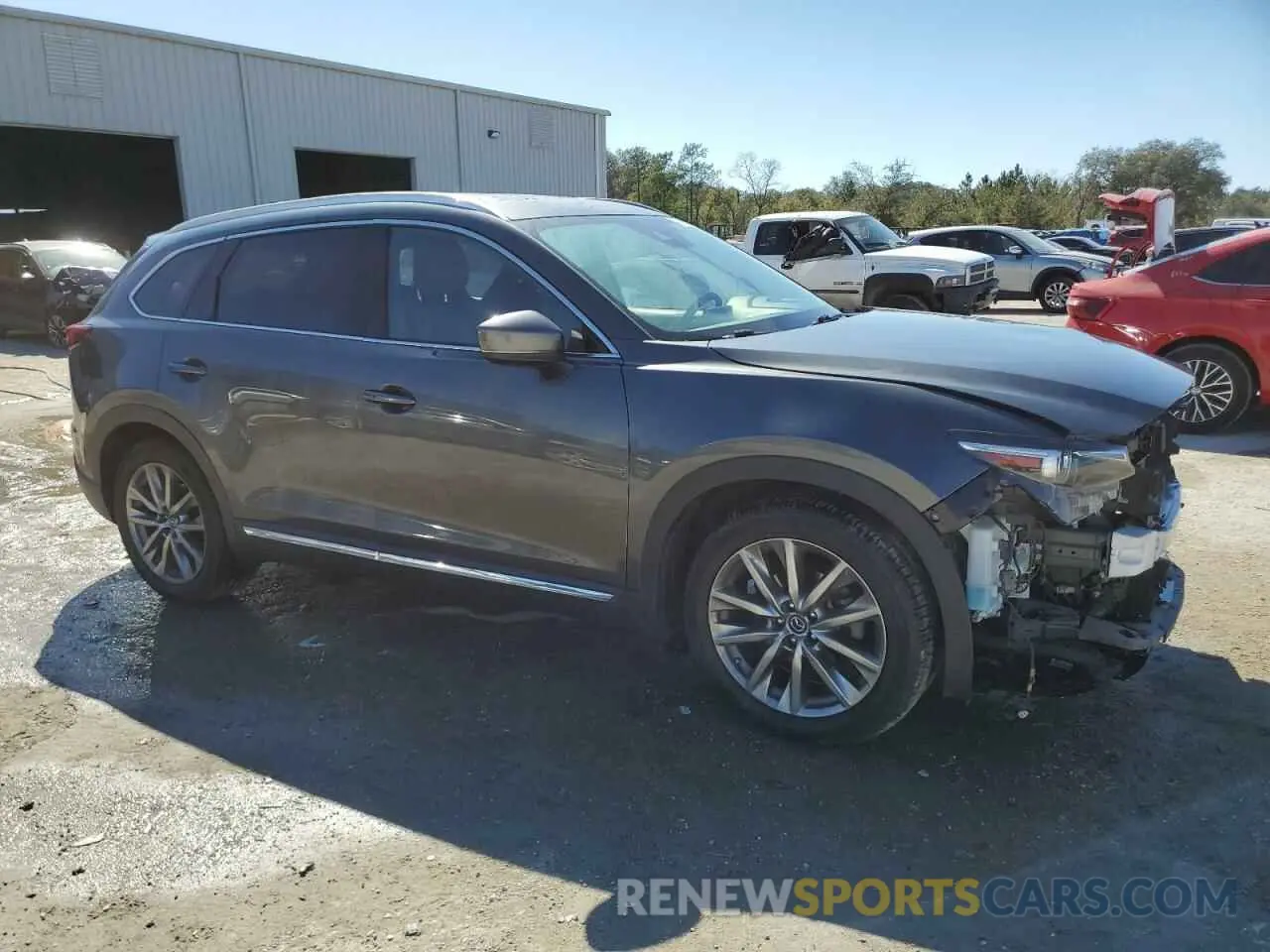 4 fotografías del automóvil dañado JM3TCBEY8K0322832 MAZDA CX-9 2019