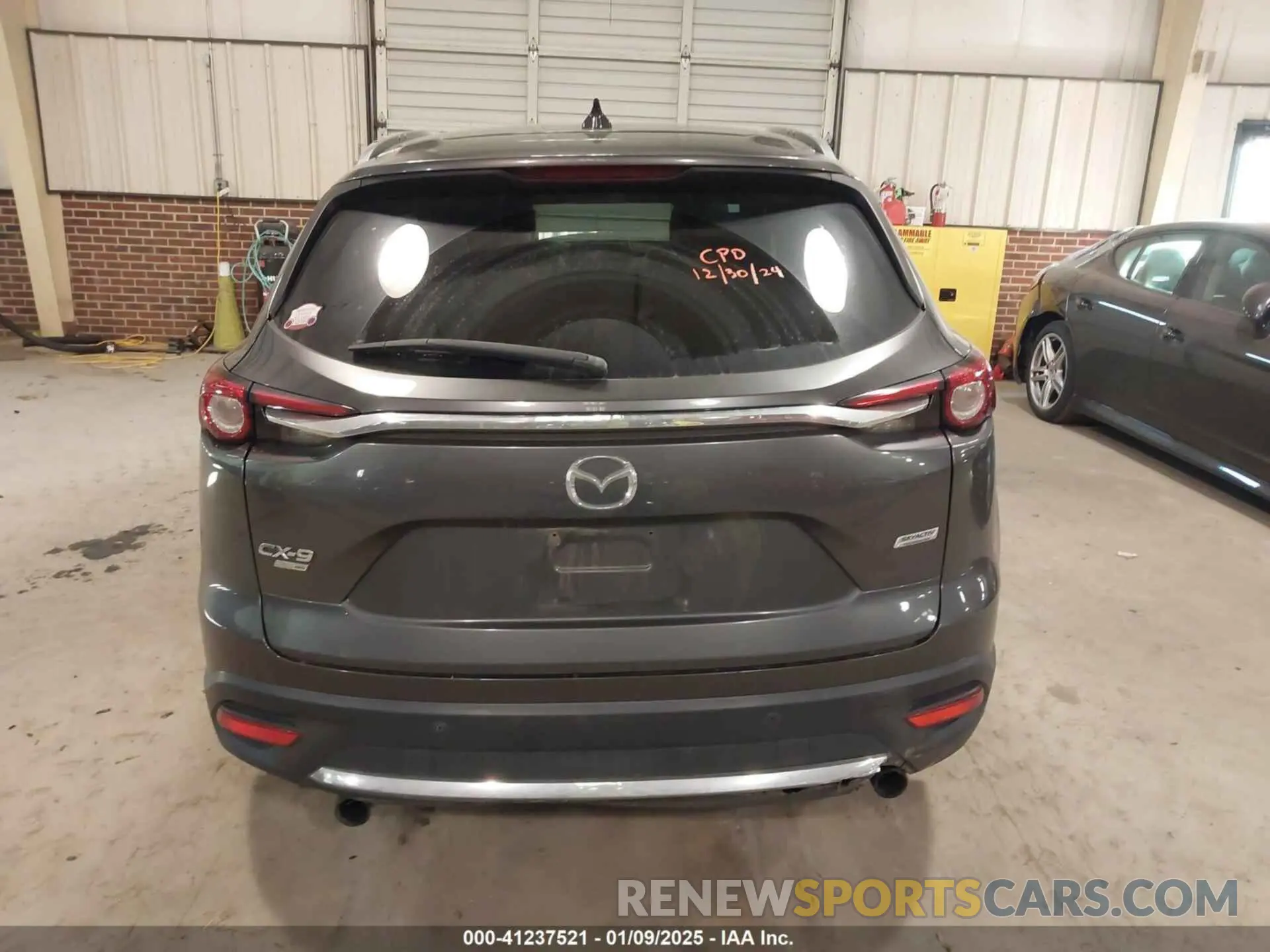 17 fotografías del automóvil dañado JM3TCBEYXK0319270 MAZDA CX-9 2019