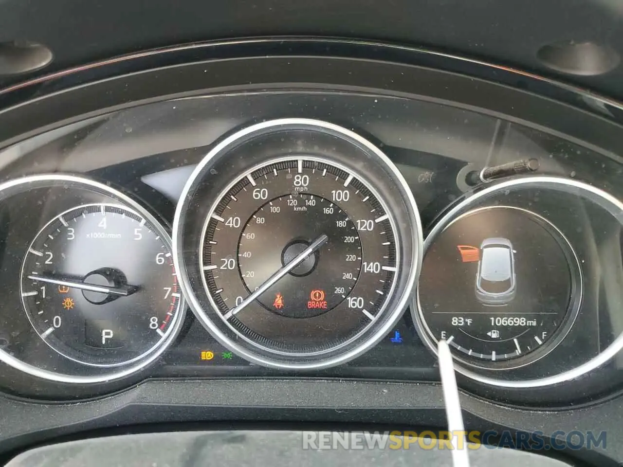 9 fotografías del automóvil dañado JM3TCACY0L0421773 MAZDA CX-9 2020
