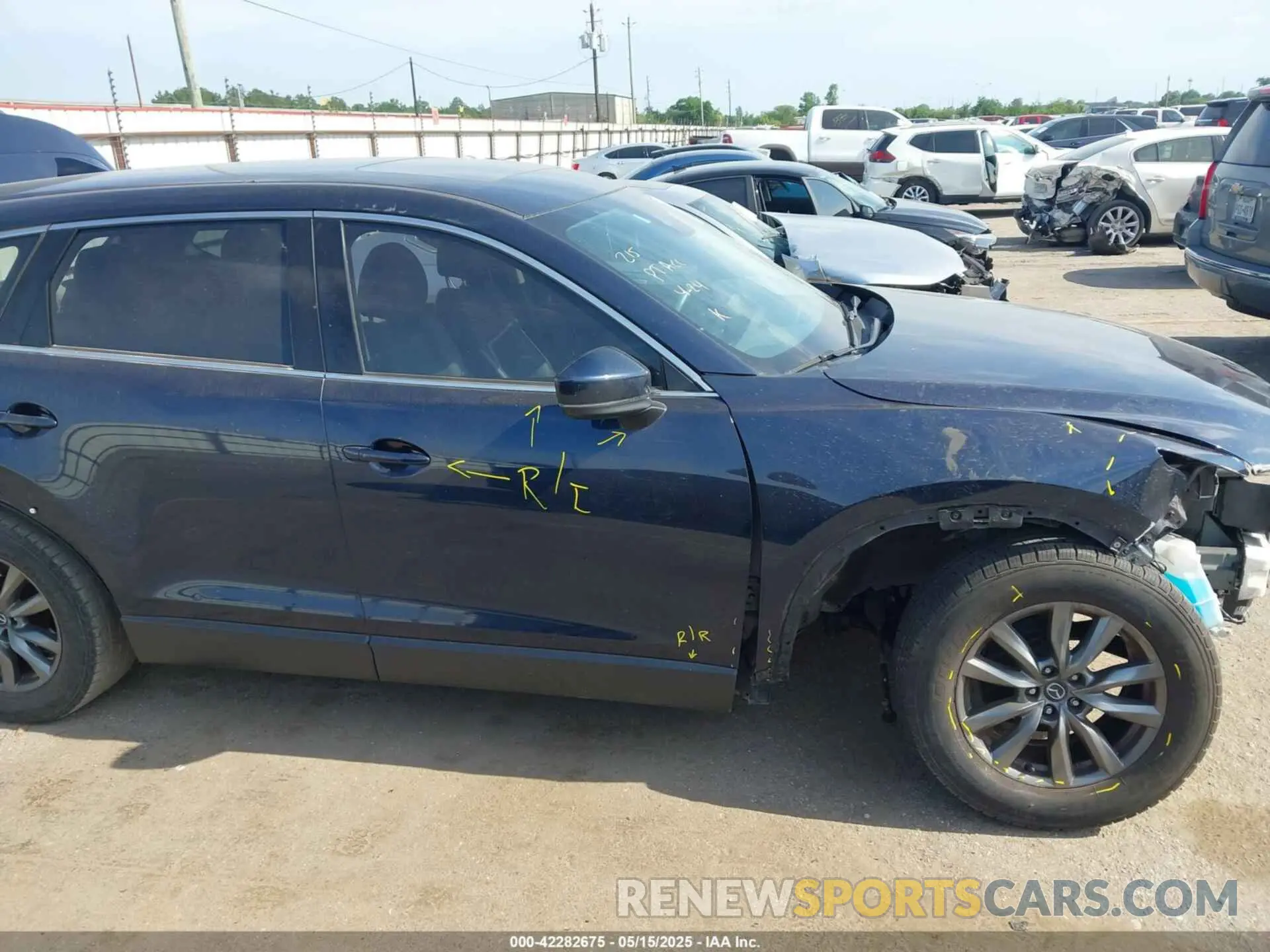 14 fotografías del automóvil dañado JM3TCACY1L0419630 MAZDA CX-9 2020