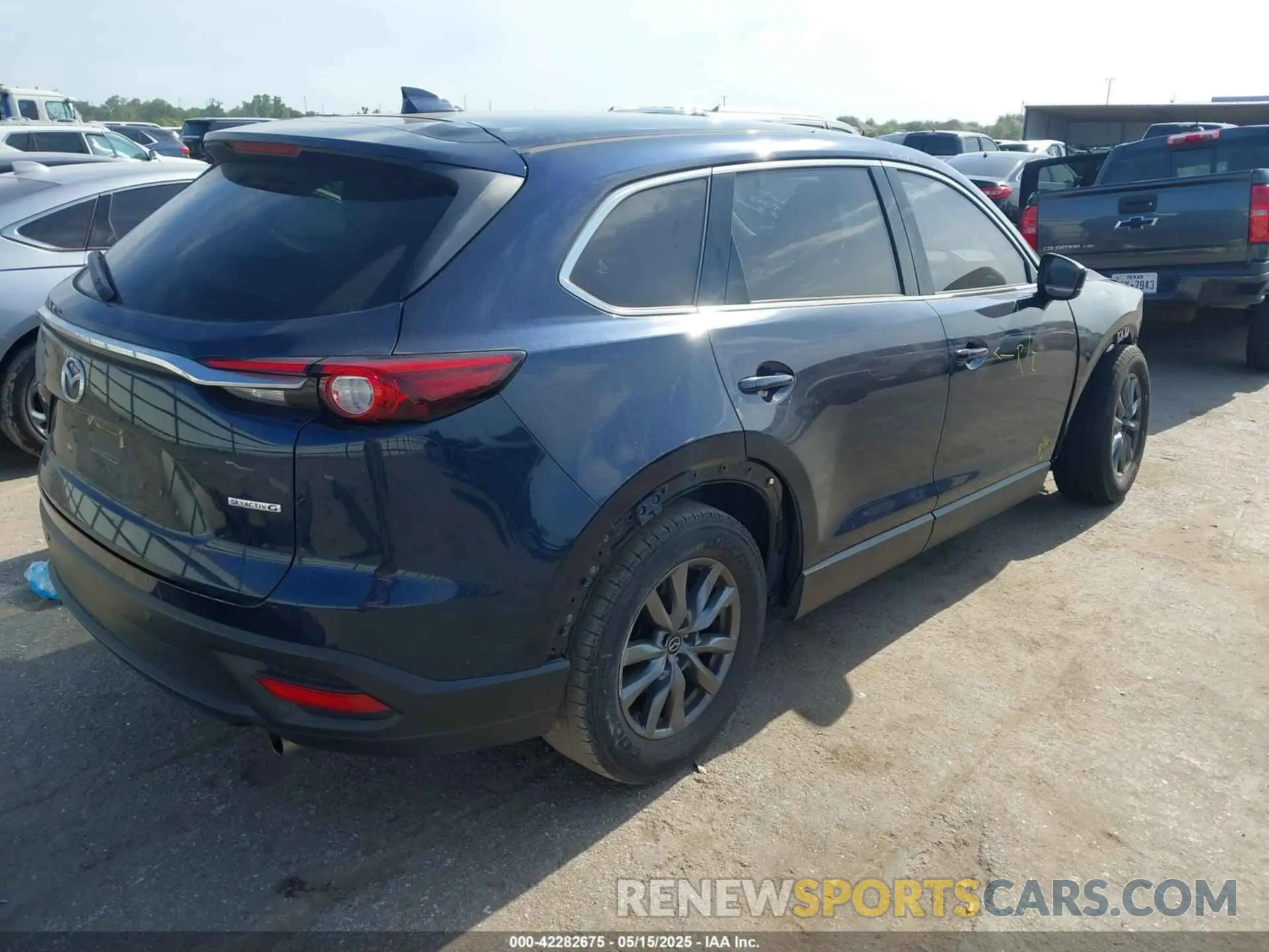 4 fotografías del automóvil dañado JM3TCACY1L0419630 MAZDA CX-9 2020