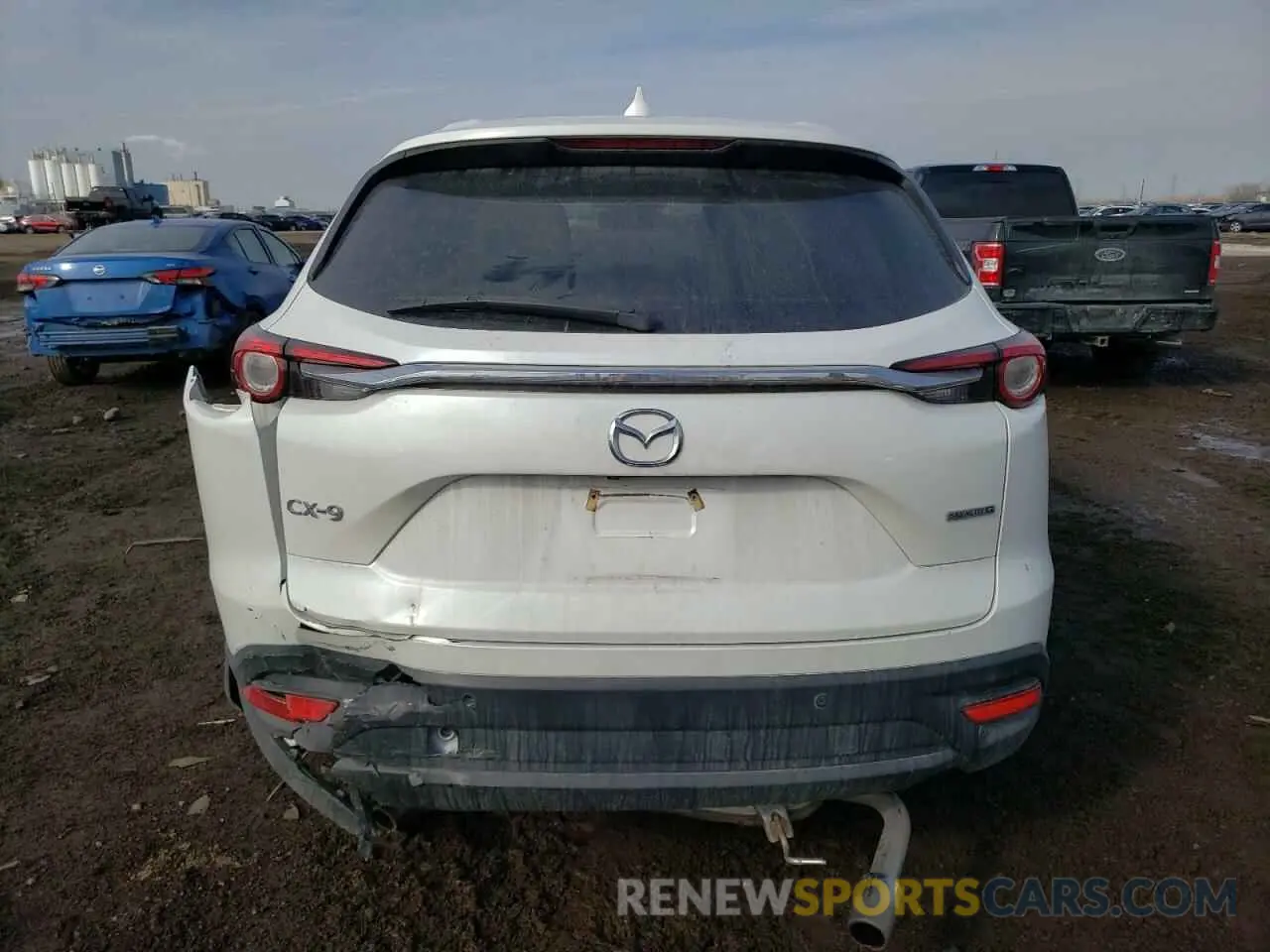 6 fotografías del automóvil dañado JM3TCACY2L0407342 MAZDA CX-9 2020