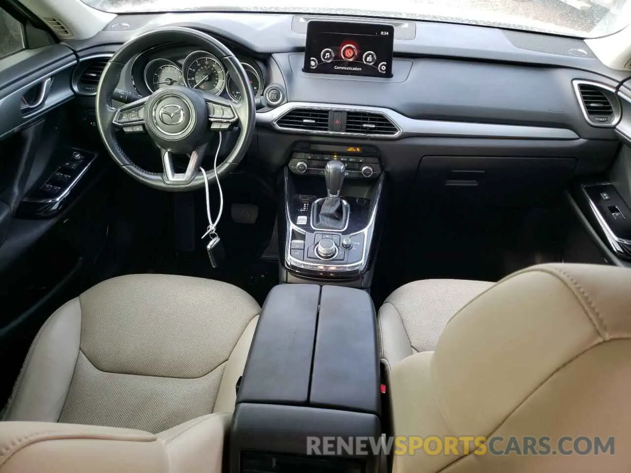8 fotografías del automóvil dañado JM3TCACY2L0407342 MAZDA CX-9 2020