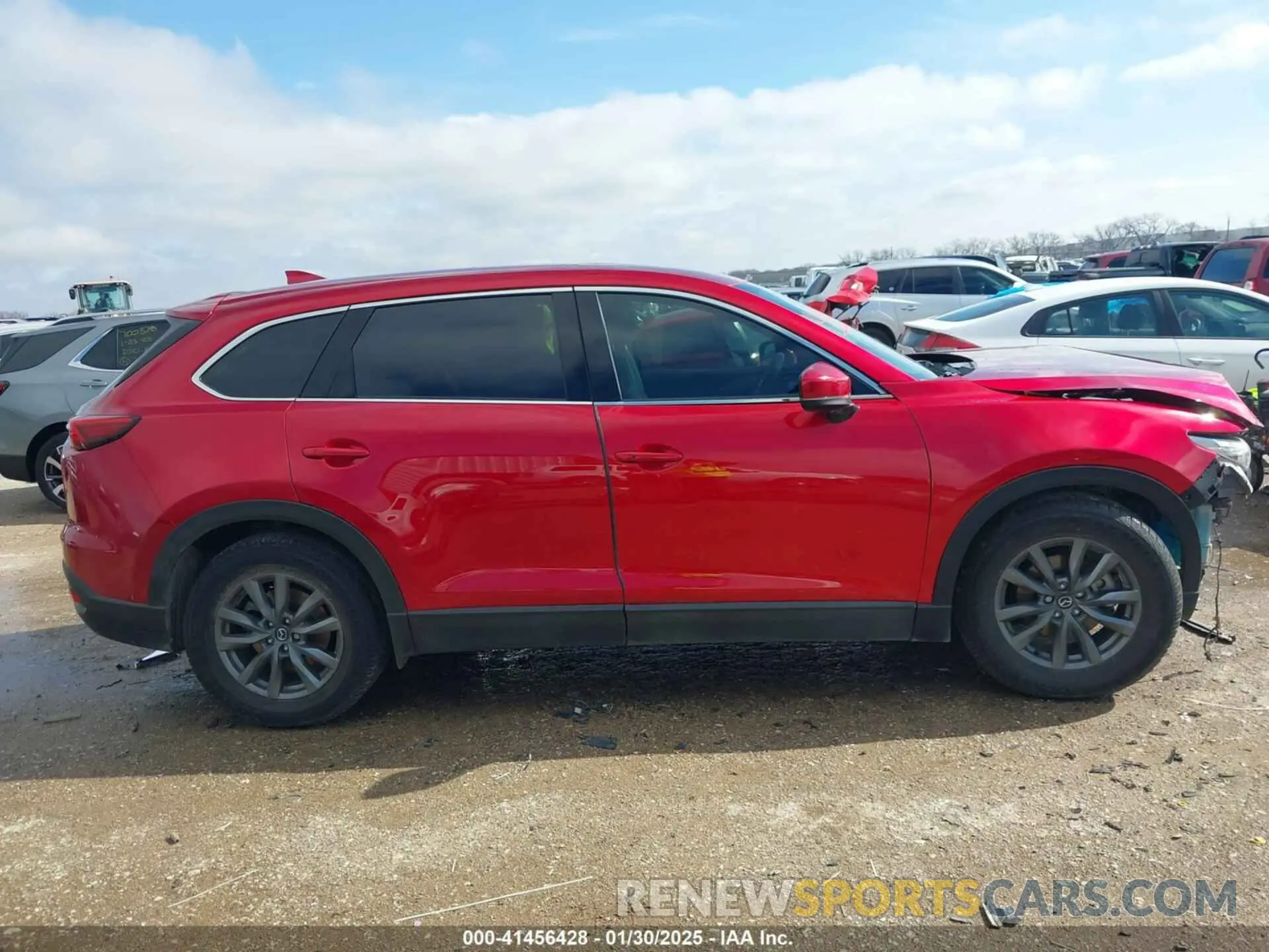 14 fotografías del automóvil dañado JM3TCACY4L0410128 MAZDA CX-9 2020