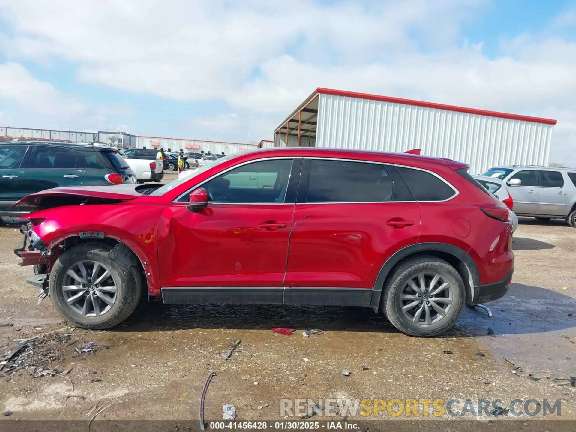 15 fotografías del automóvil dañado JM3TCACY4L0410128 MAZDA CX-9 2020
