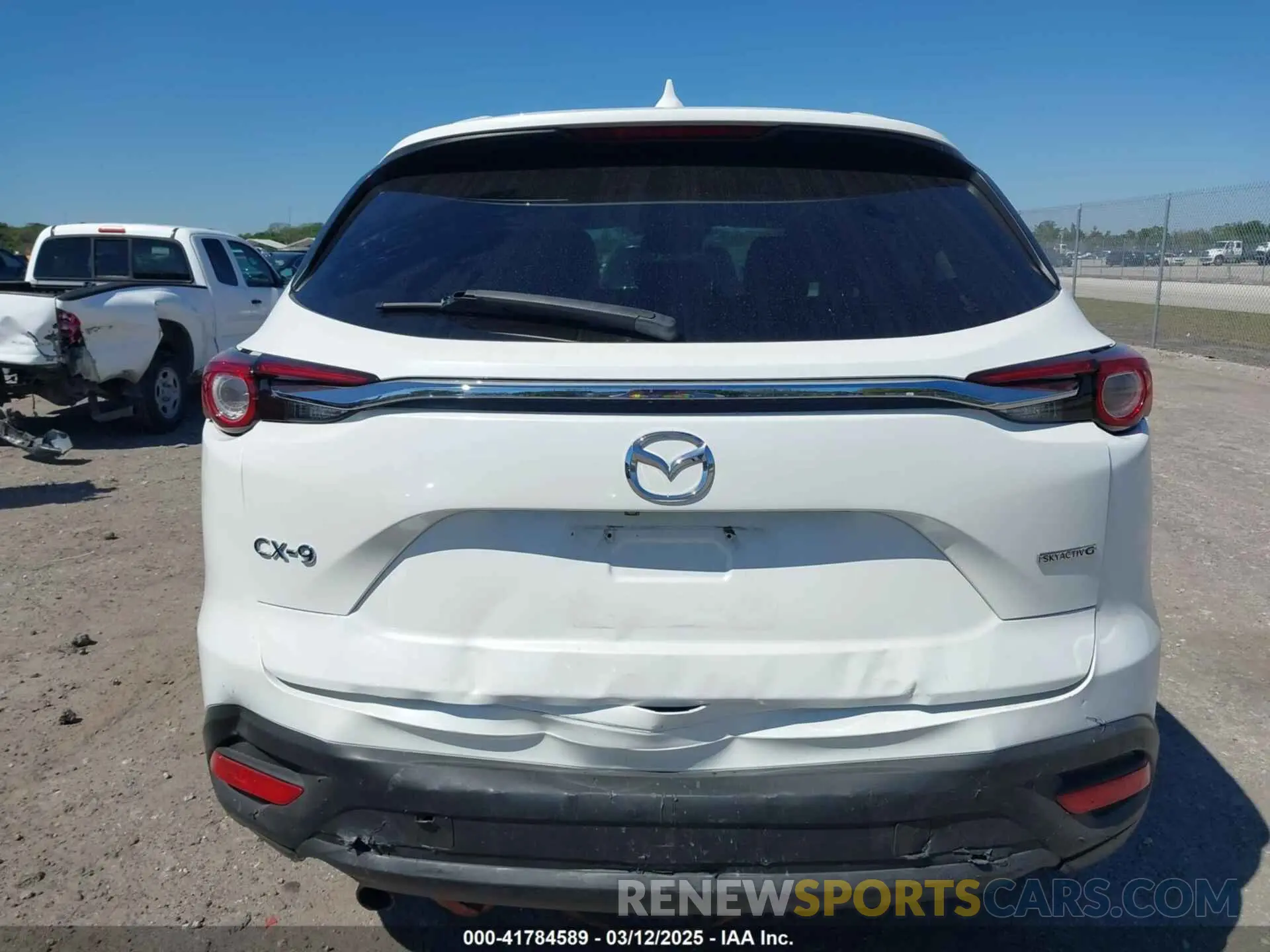 6 fotografías del automóvil dañado JM3TCACY6L0403584 MAZDA CX-9 2020