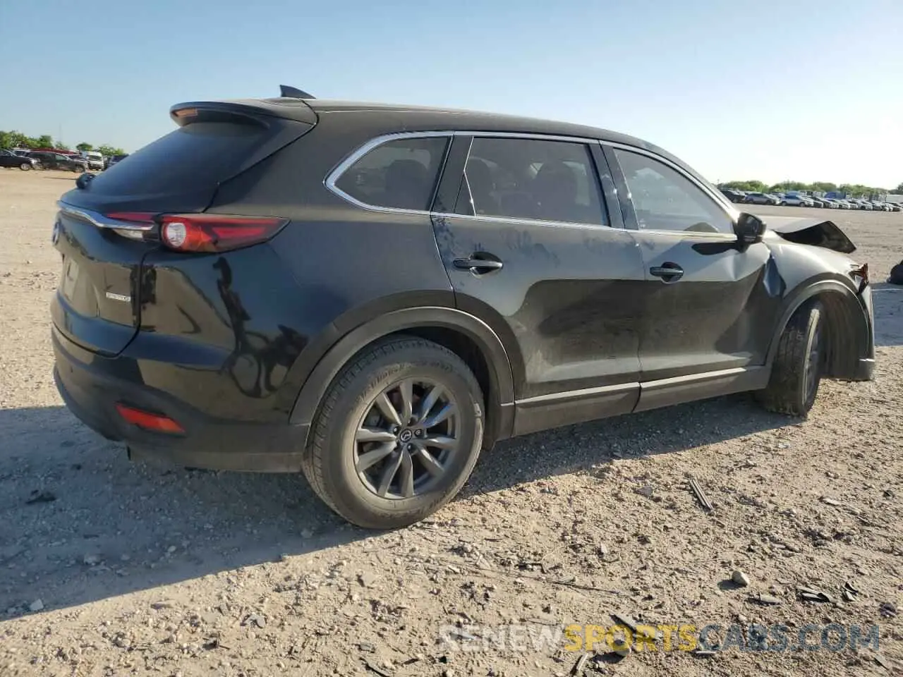 3 fotografías del automóvil dañado JM3TCACY6L0410535 MAZDA CX-9 2020