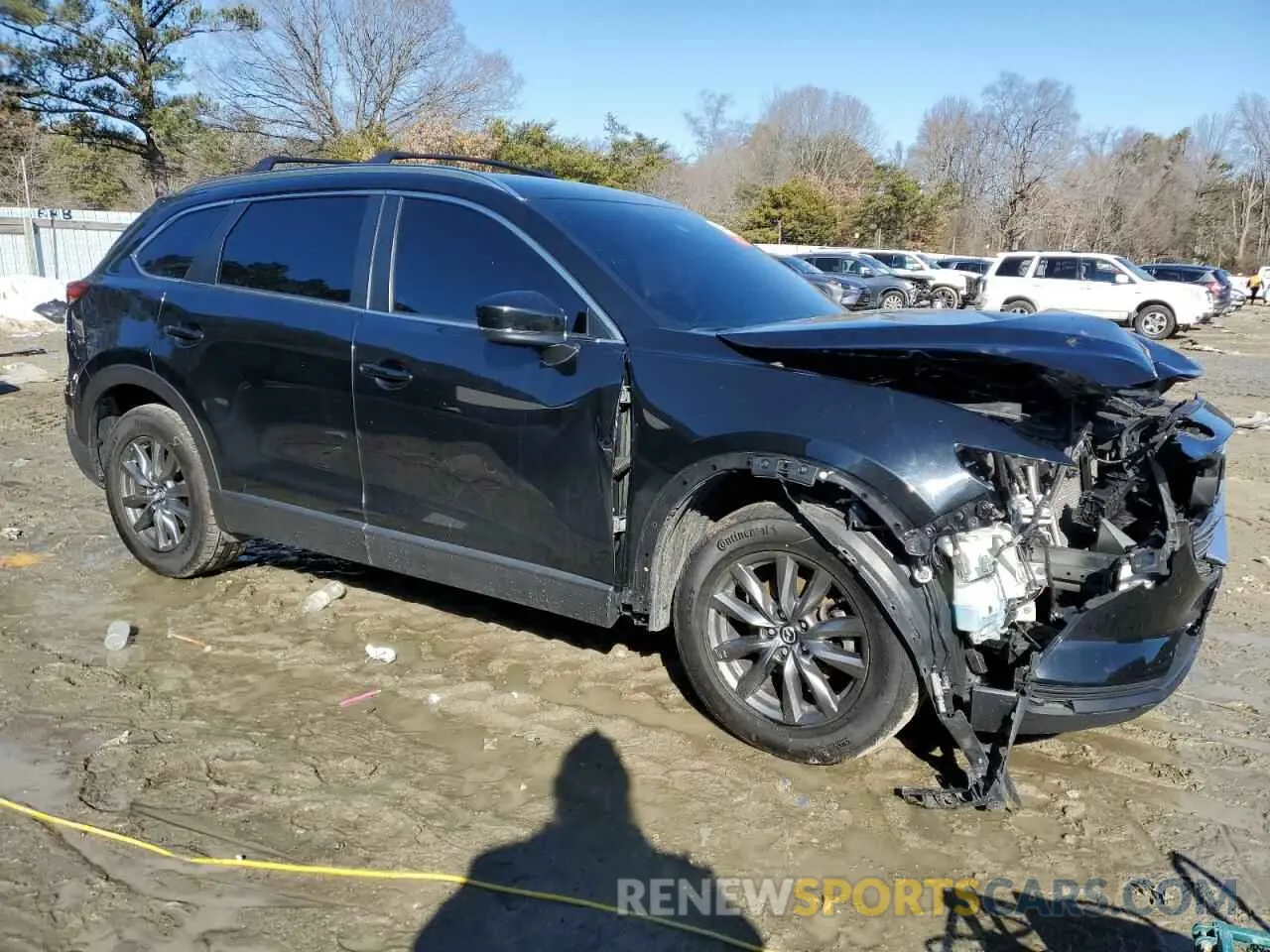 4 fotografías del automóvil dañado JM3TCBBY3L0418714 MAZDA CX-9 2020
