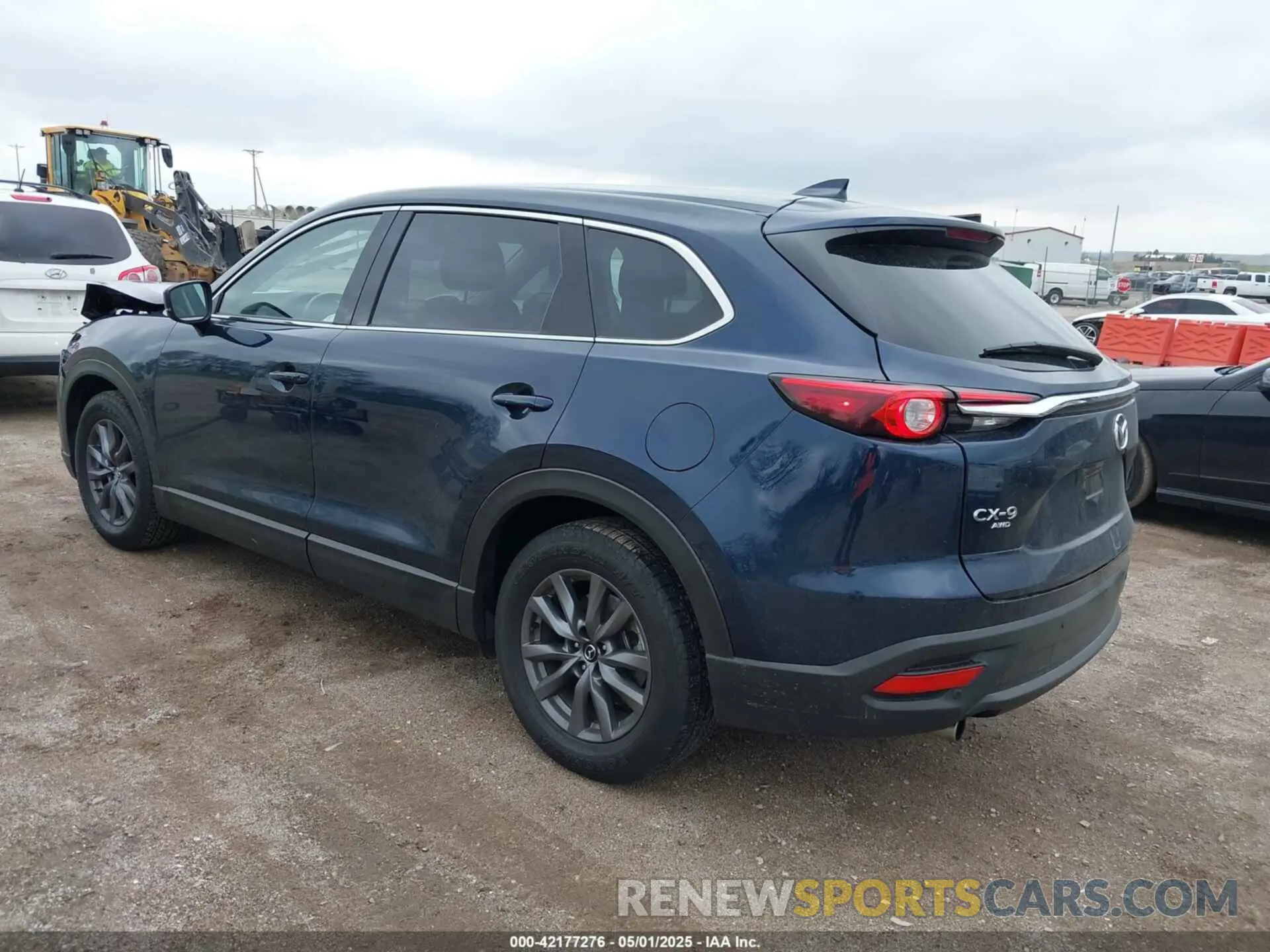 3 fotografías del automóvil dañado JM3TCBCY1L0423246 MAZDA CX-9 2020