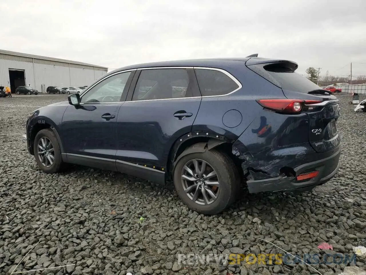2 fotografías del automóvil dañado JM3TCBCY6L0401808 MAZDA CX-9 2020