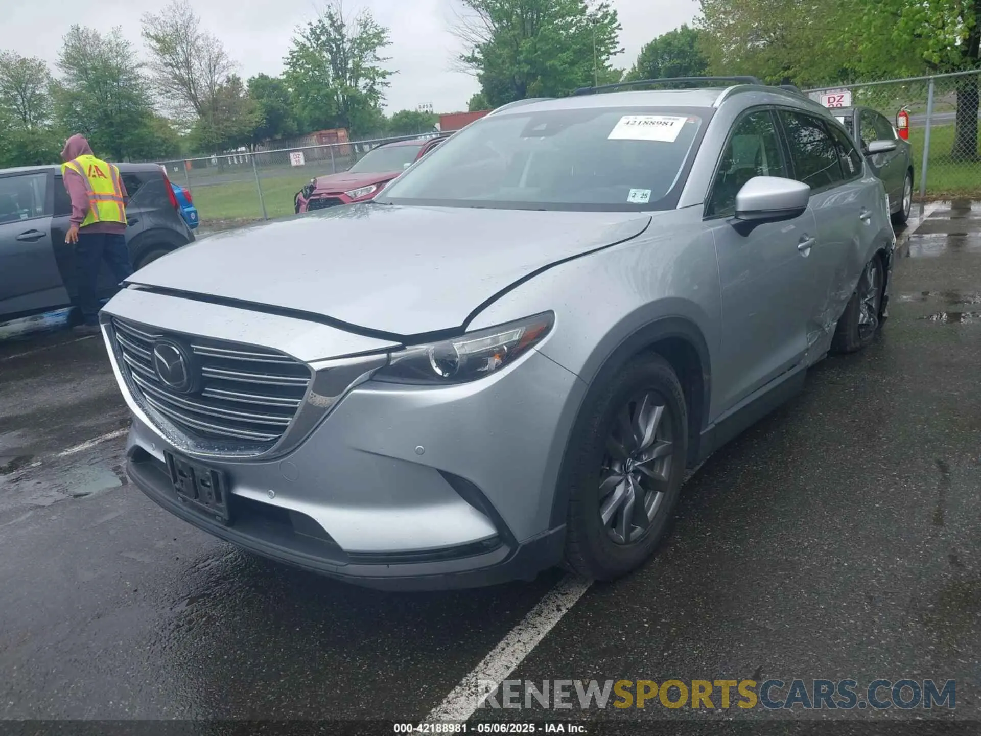 2 fotografías del automóvil dañado JM3TCBCY8L0400787 MAZDA CX-9 2020