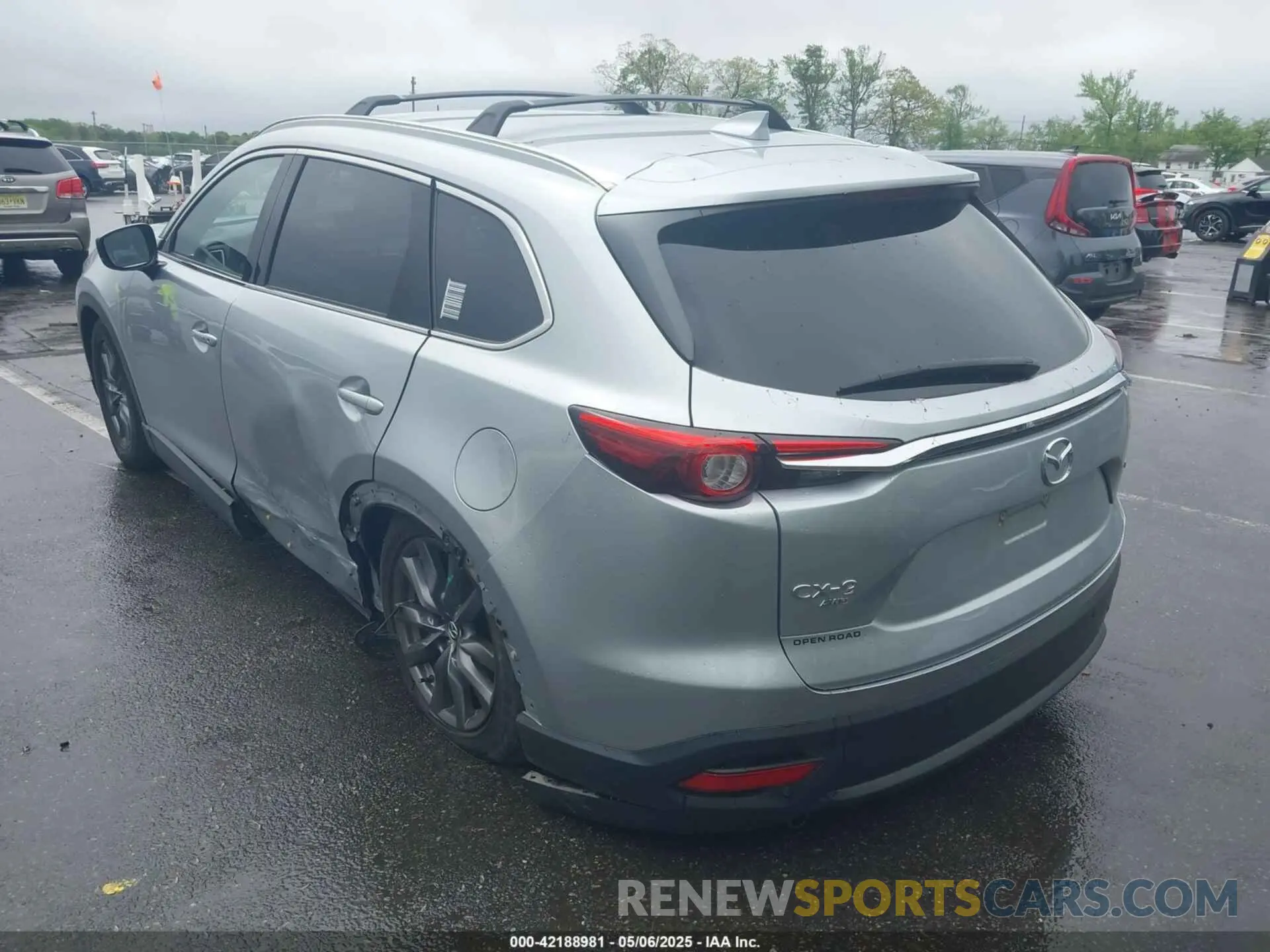 3 fotografías del automóvil dañado JM3TCBCY8L0400787 MAZDA CX-9 2020