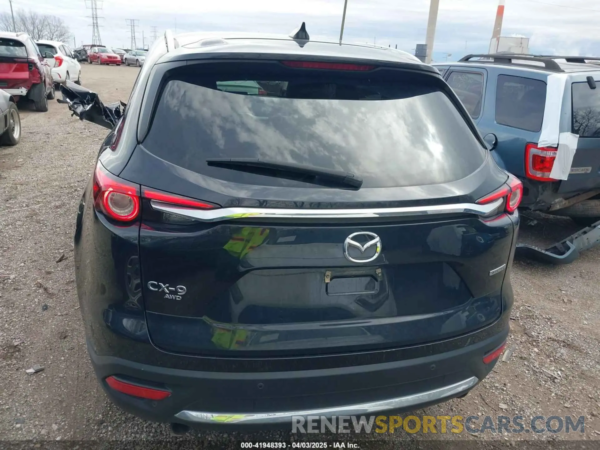 16 fotografías del automóvil dañado JM3TCBDY3L0419049 MAZDA CX-9 2020