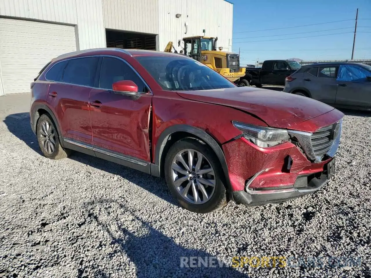 4 fotografías del automóvil dañado JM3TCBDY4L0402230 MAZDA CX-9 2020