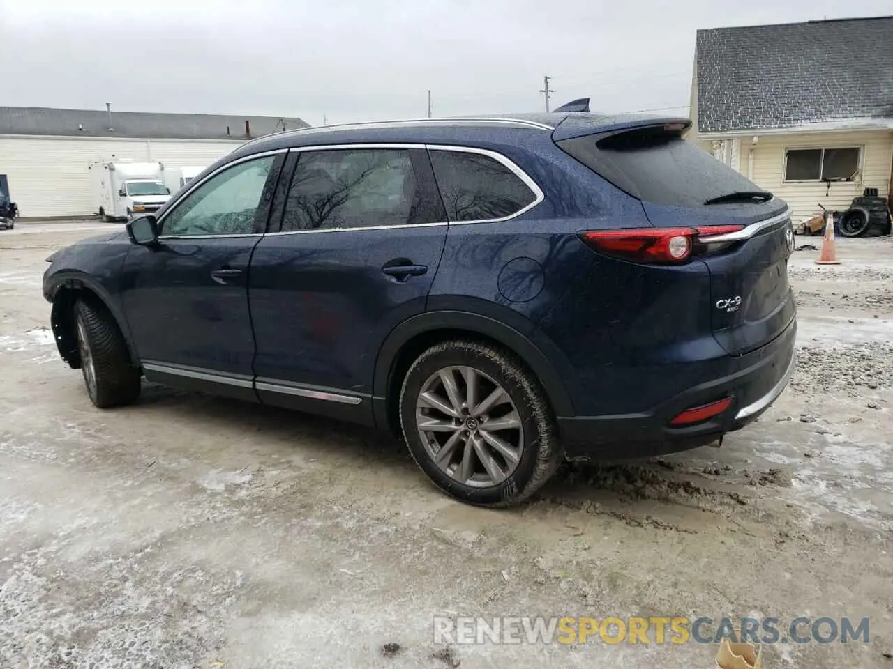 2 fotografías del automóvil dañado JM3TCBDY4L0415284 MAZDA CX-9 2020