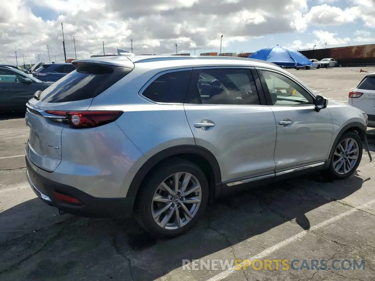3 fotografías del automóvil dañado JM3TCBDY4L0415768 MAZDA CX-9 2020