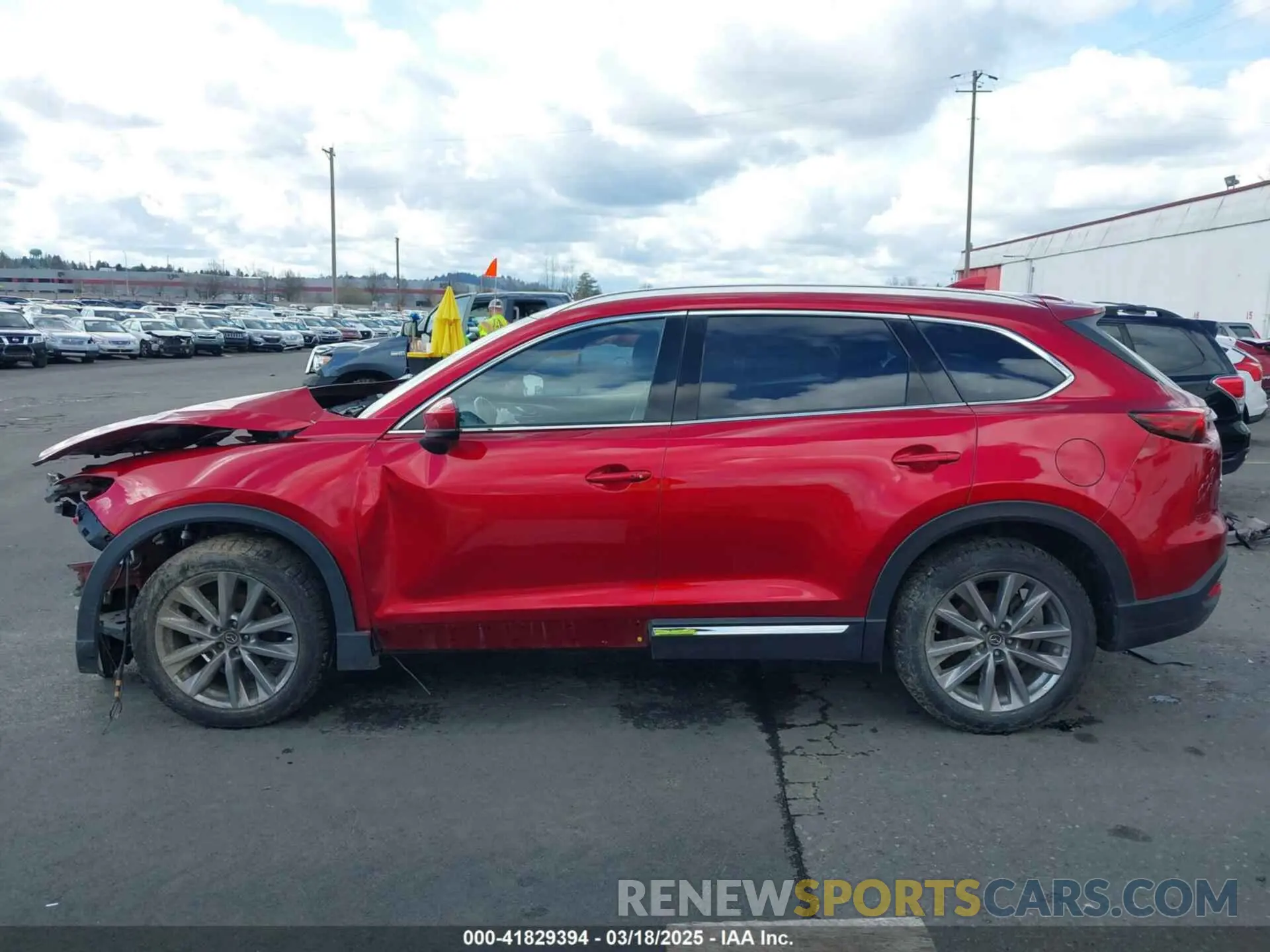 15 fotografías del automóvil dañado JM3TCBDY4L0423563 MAZDA CX-9 2020