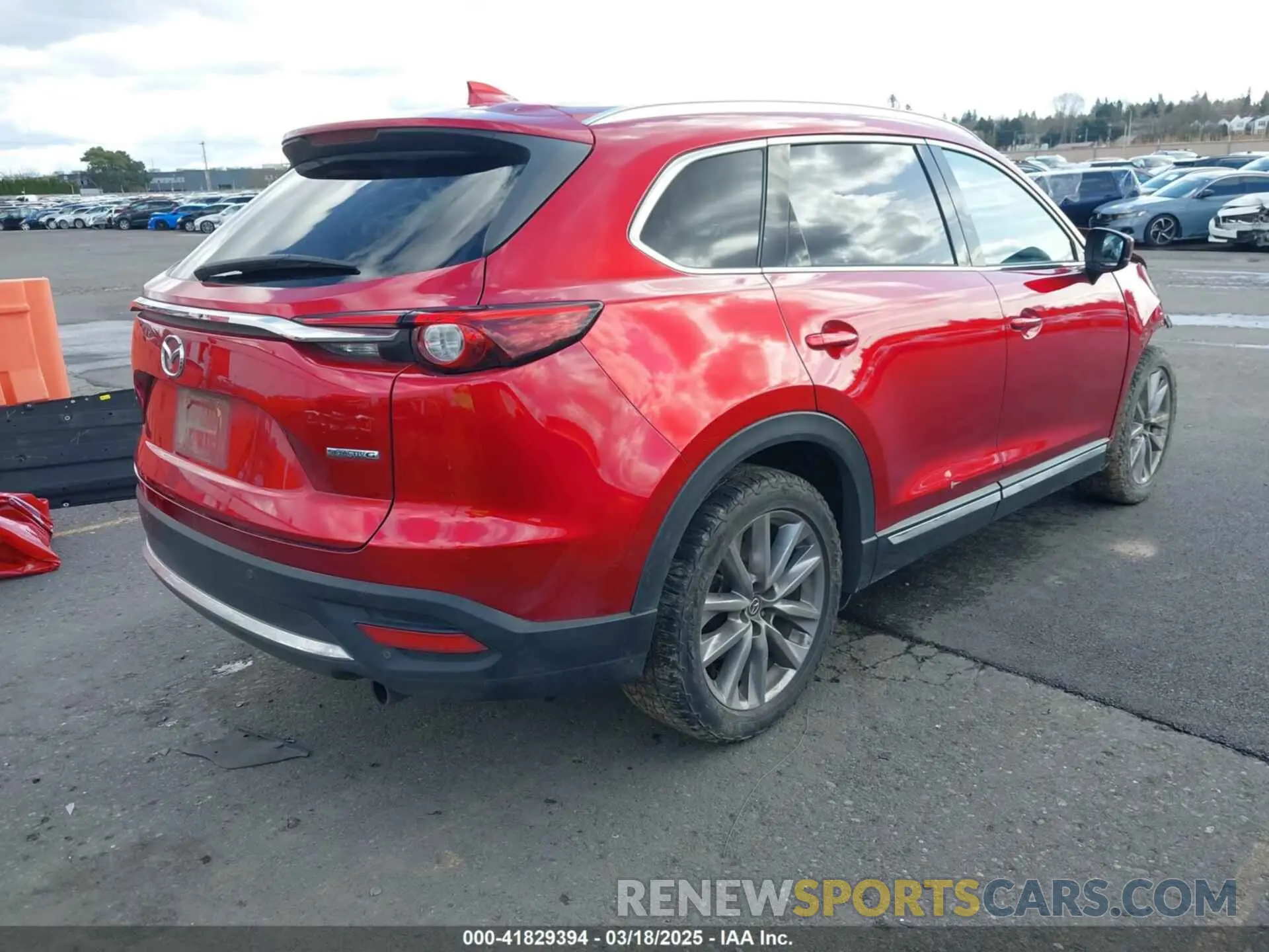 4 fotografías del automóvil dañado JM3TCBDY4L0423563 MAZDA CX-9 2020