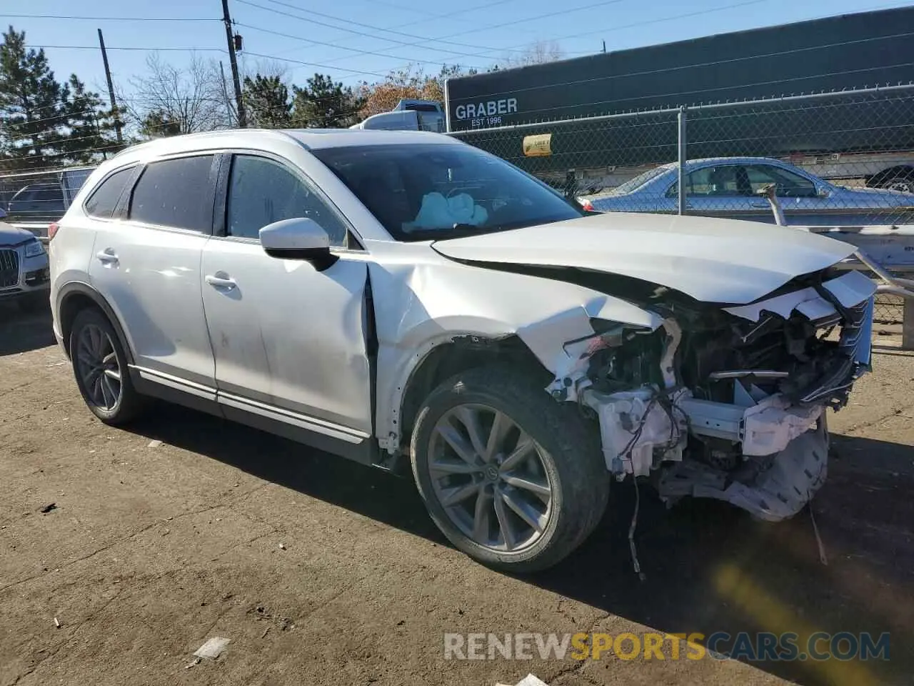 4 fotografías del automóvil dañado JM3TCBDY8L0402974 MAZDA CX-9 2020
